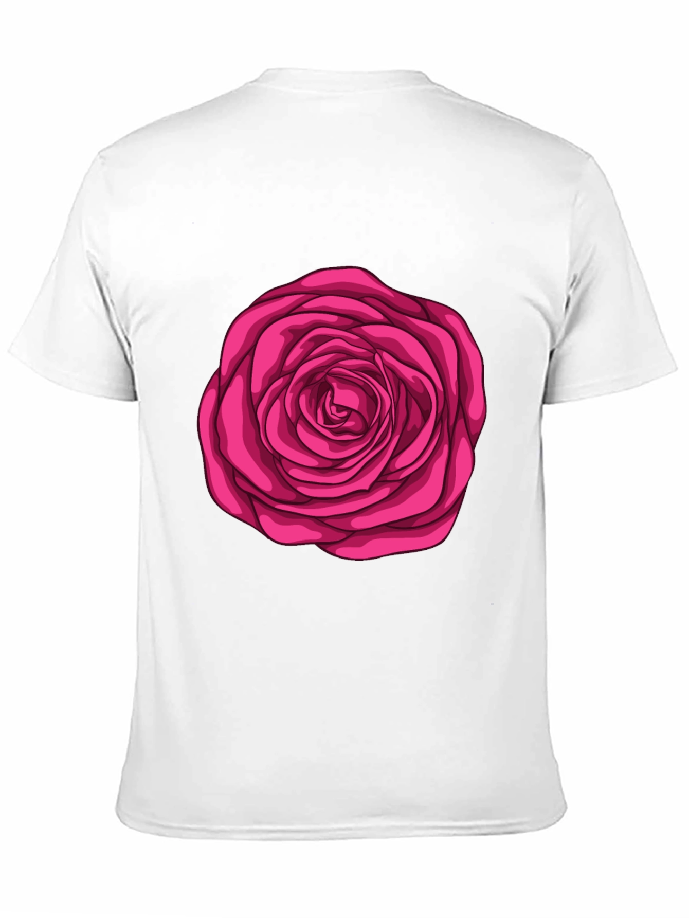 Rose Graphic Black T-Shirt