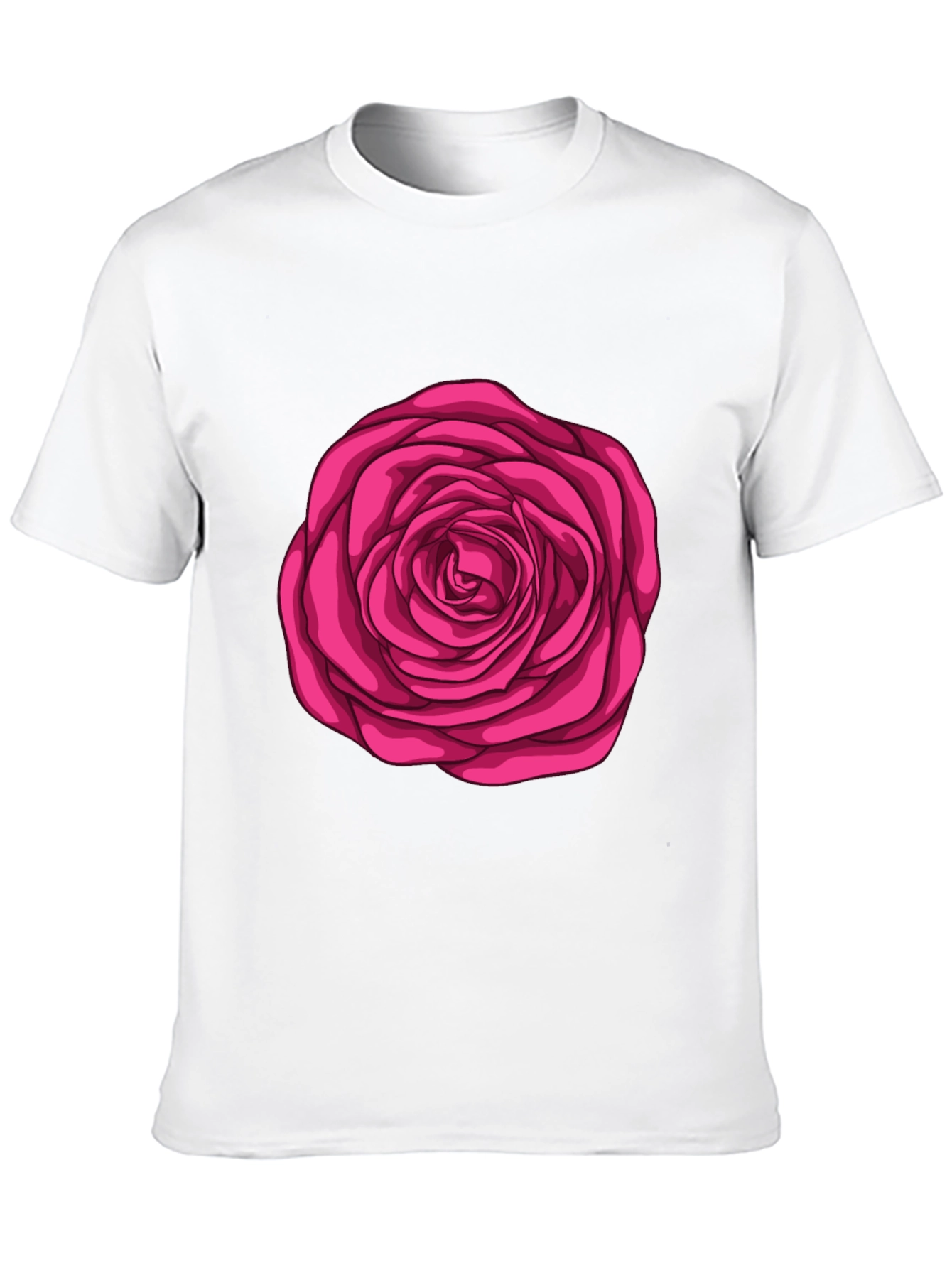 Rose Graphic Black T-Shirt