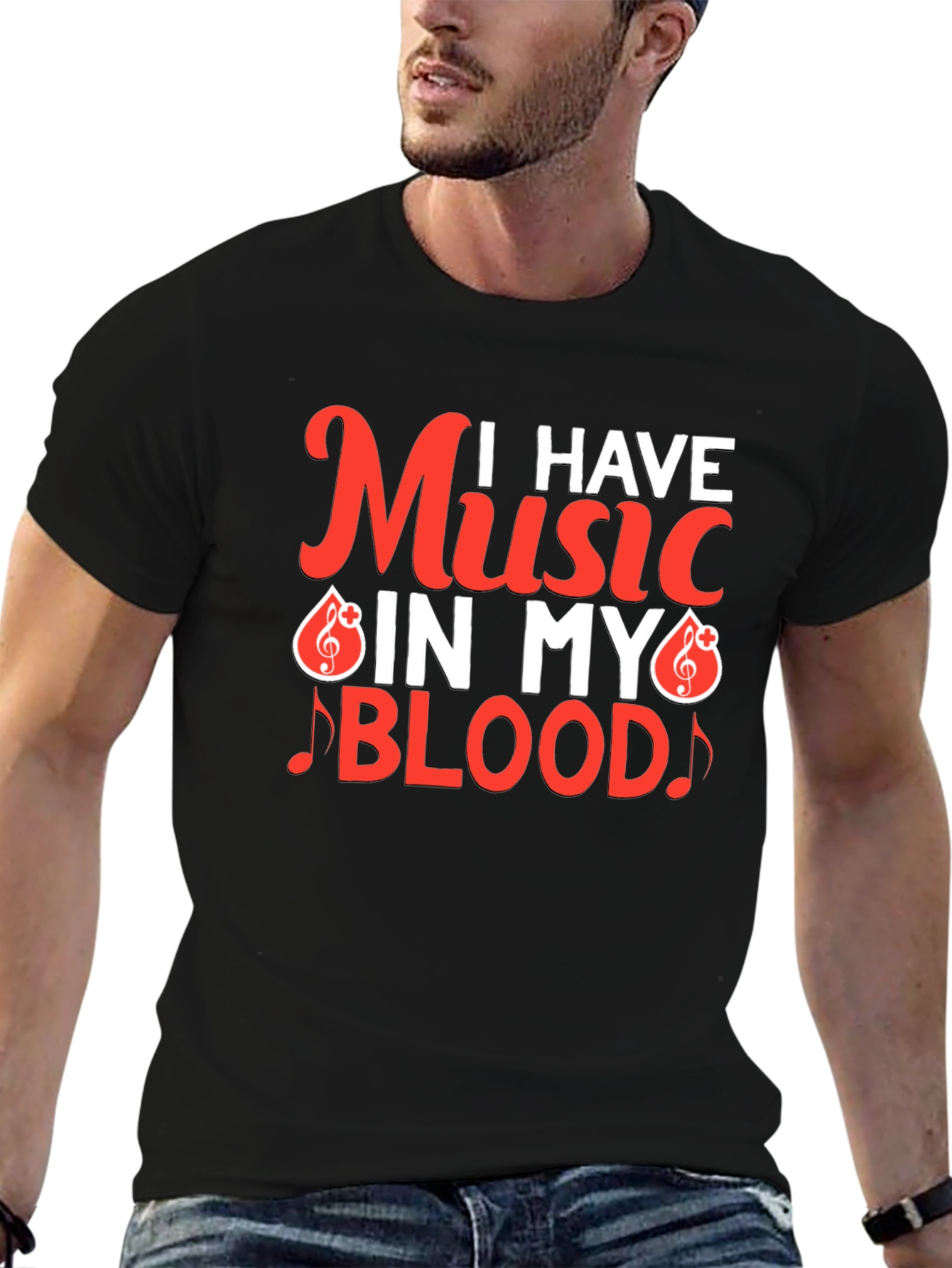 Music in My Blood Graphic Tee