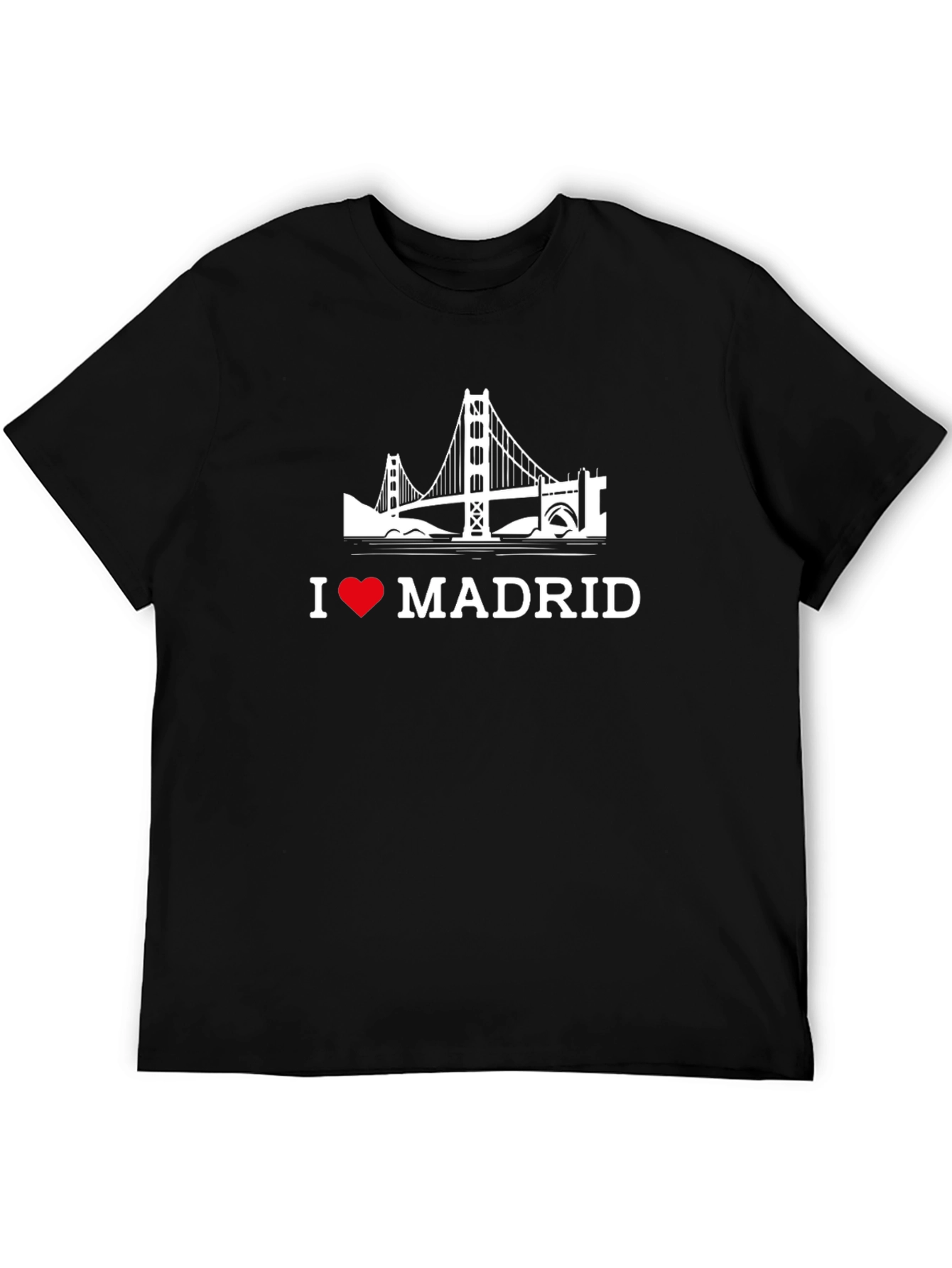 I Love Madrid Black T-Shirt