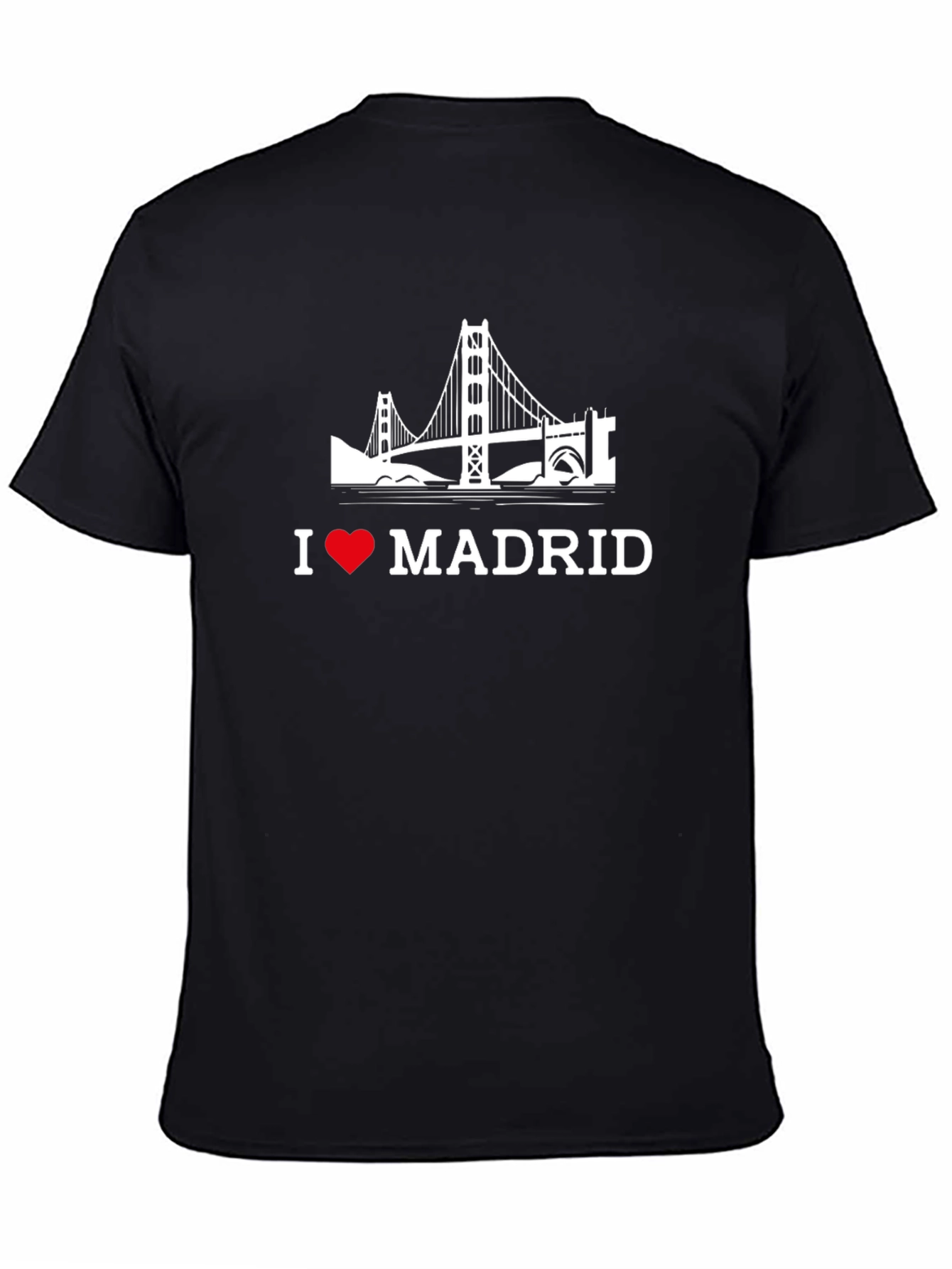 I Love Madrid Black T-Shirt