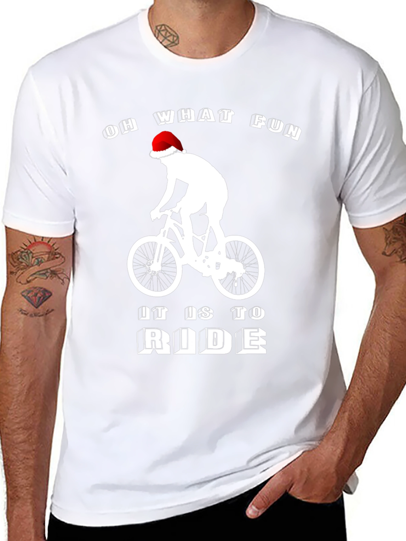 Oh What Fun It Is To Ride Christmas T-Shirt