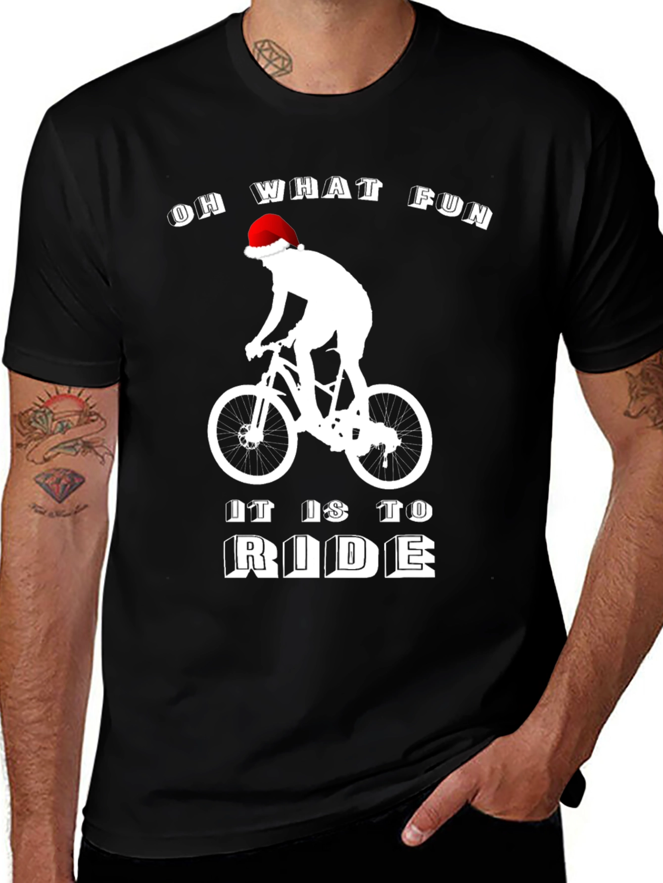 Oh What Fun It Is To Ride Christmas T-Shirt