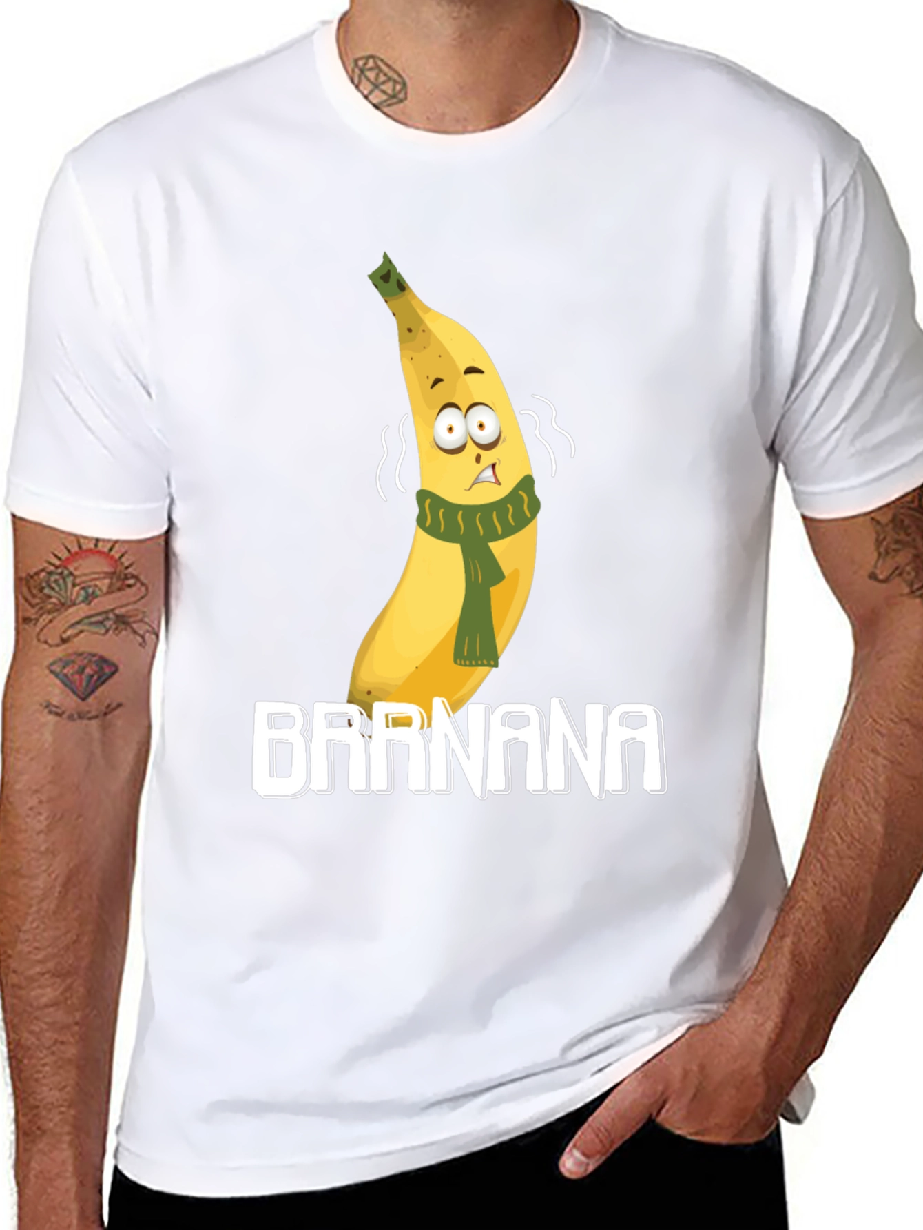 Brrrnana Graphic Tee - Funny Cold Banana T-Shirt
