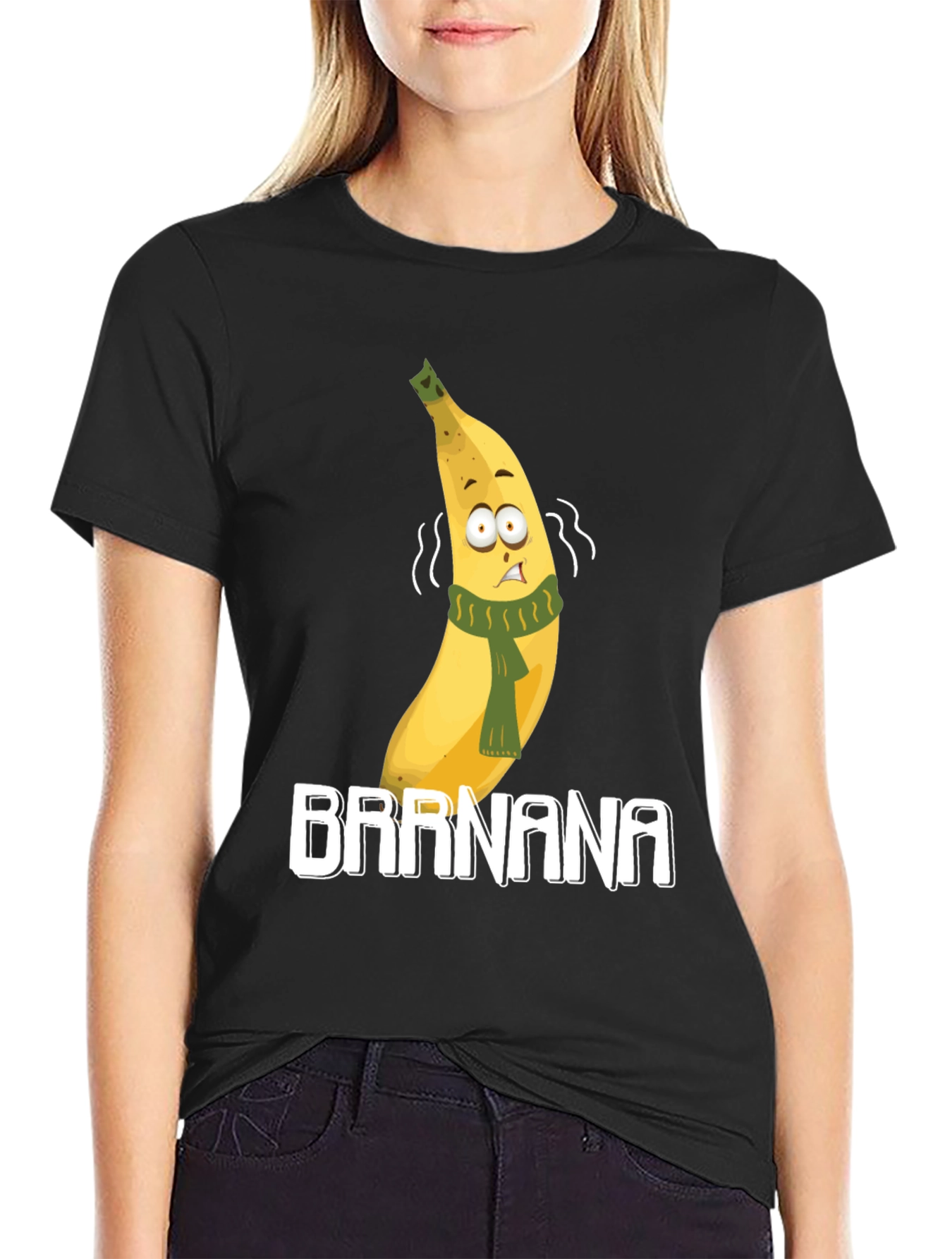 Brrrnana Graphic Tee - Funny Cold Banana T-Shirt