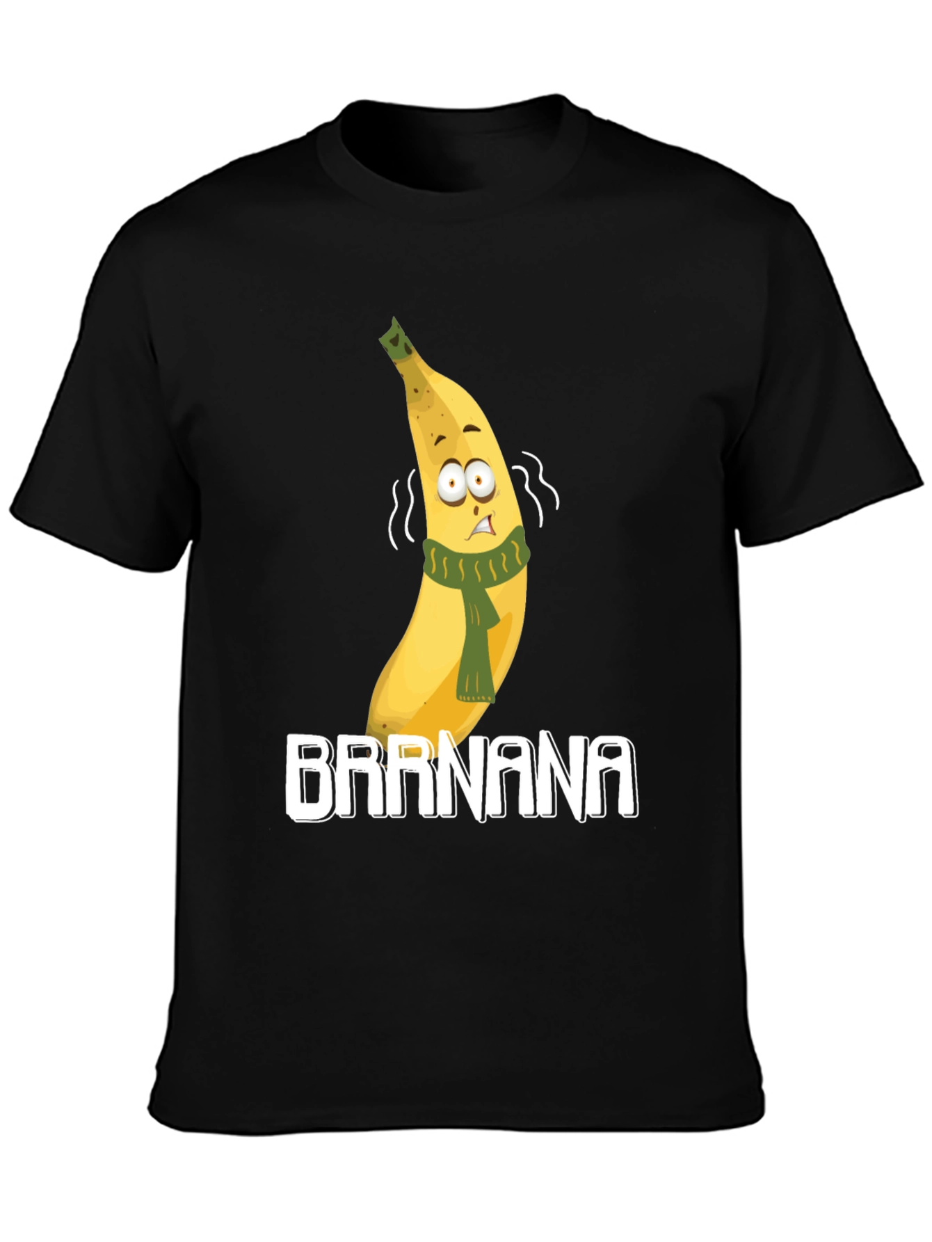 Brrrnana Graphic Tee - Funny Cold Banana T-Shirt