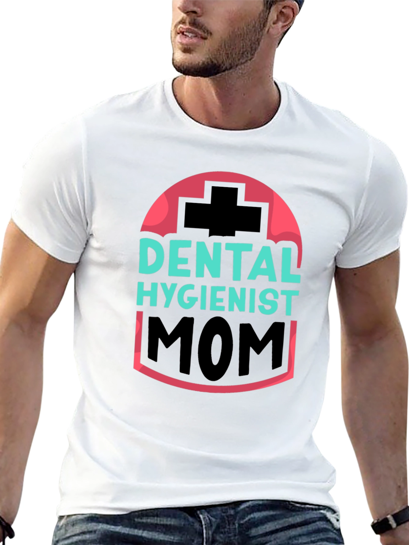 Dental Hygienist Mom T-Shirt - Black