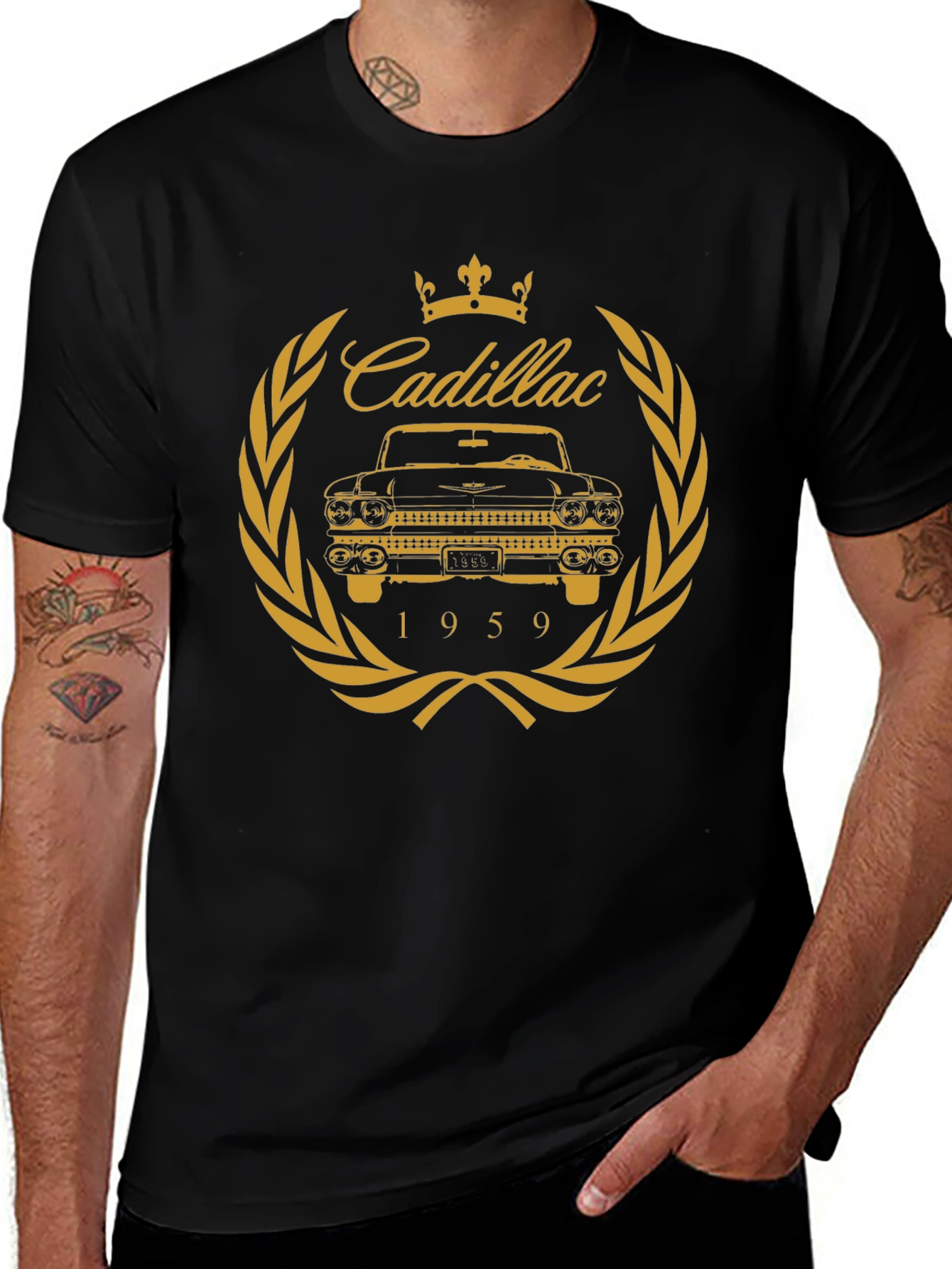 Cadillac 1959 Graphic Tee - Classic Car Enthusiast