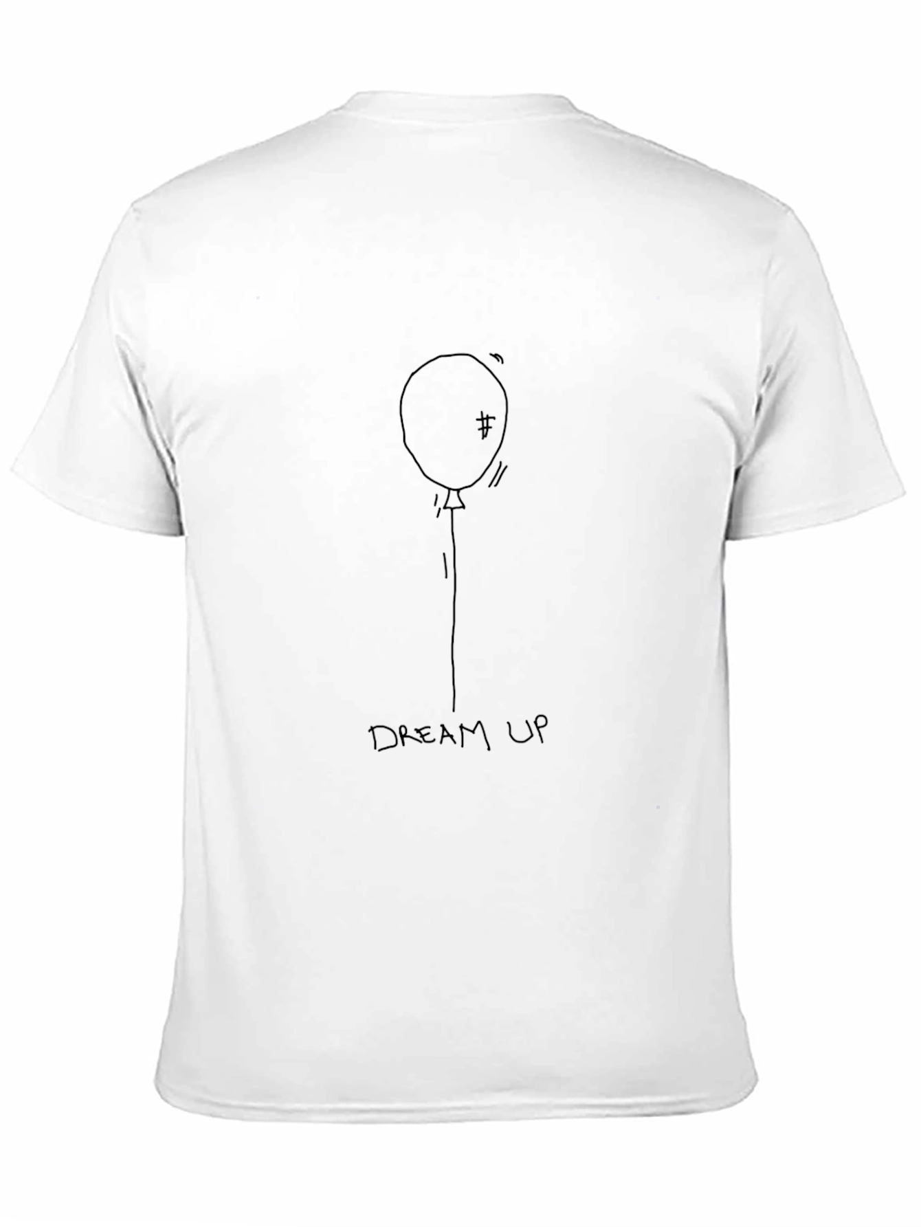 Dream Up Balloon Graphic Tee - Black Relaxed Fit