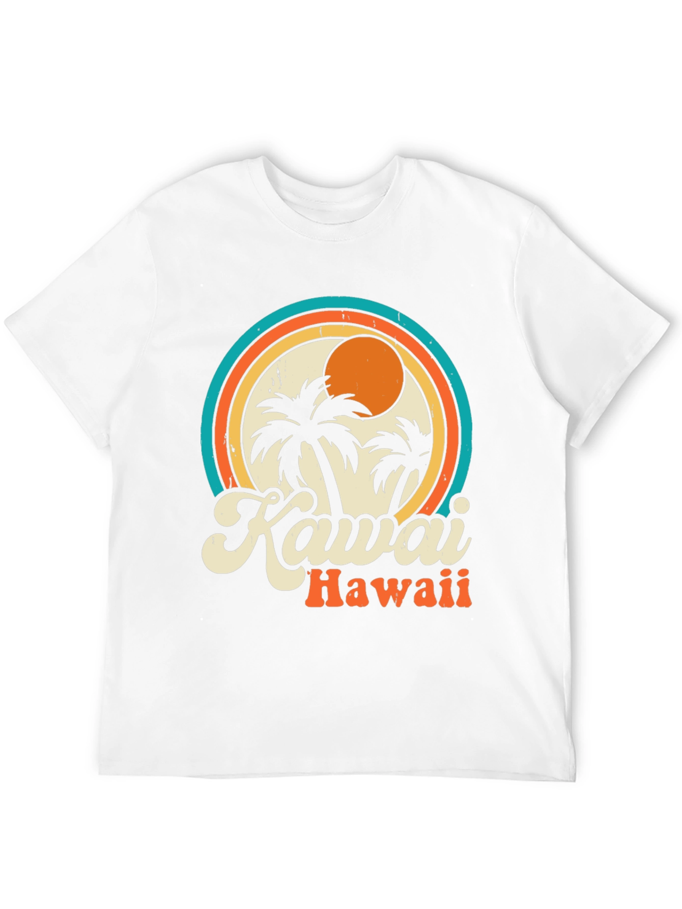Kauai Hawaii Retro Graphic T-Shirt