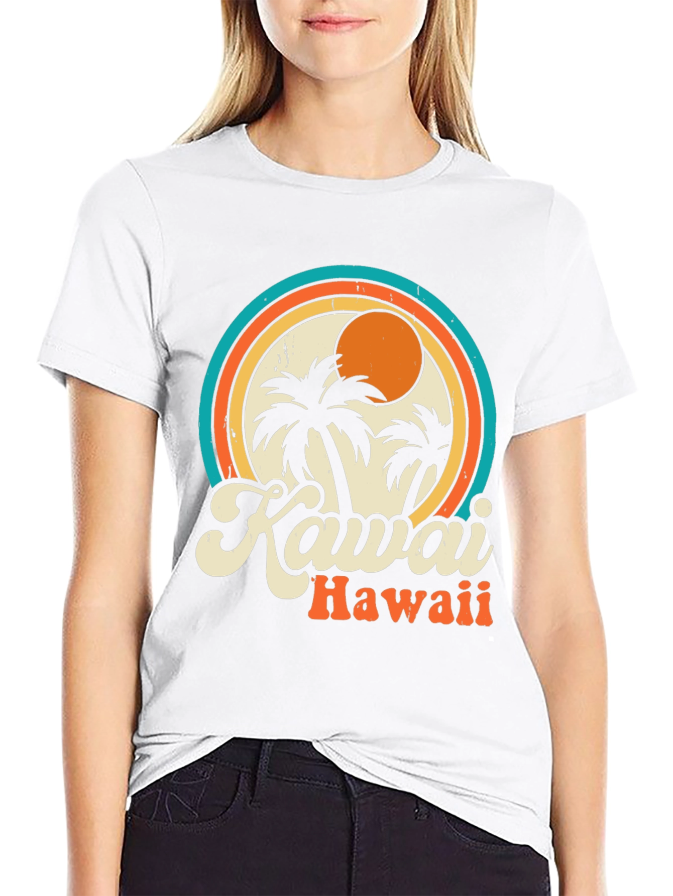Kauai Hawaii Retro Graphic T-Shirt