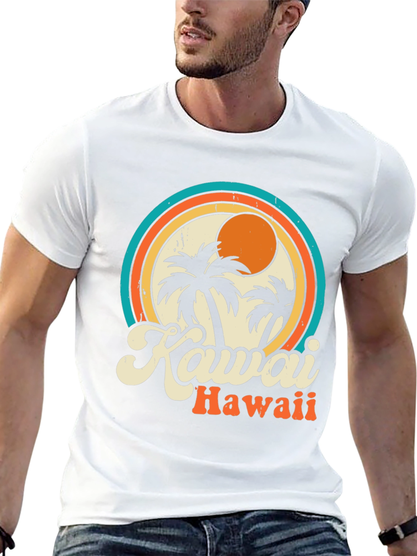 Kauai Hawaii Retro Graphic T-Shirt