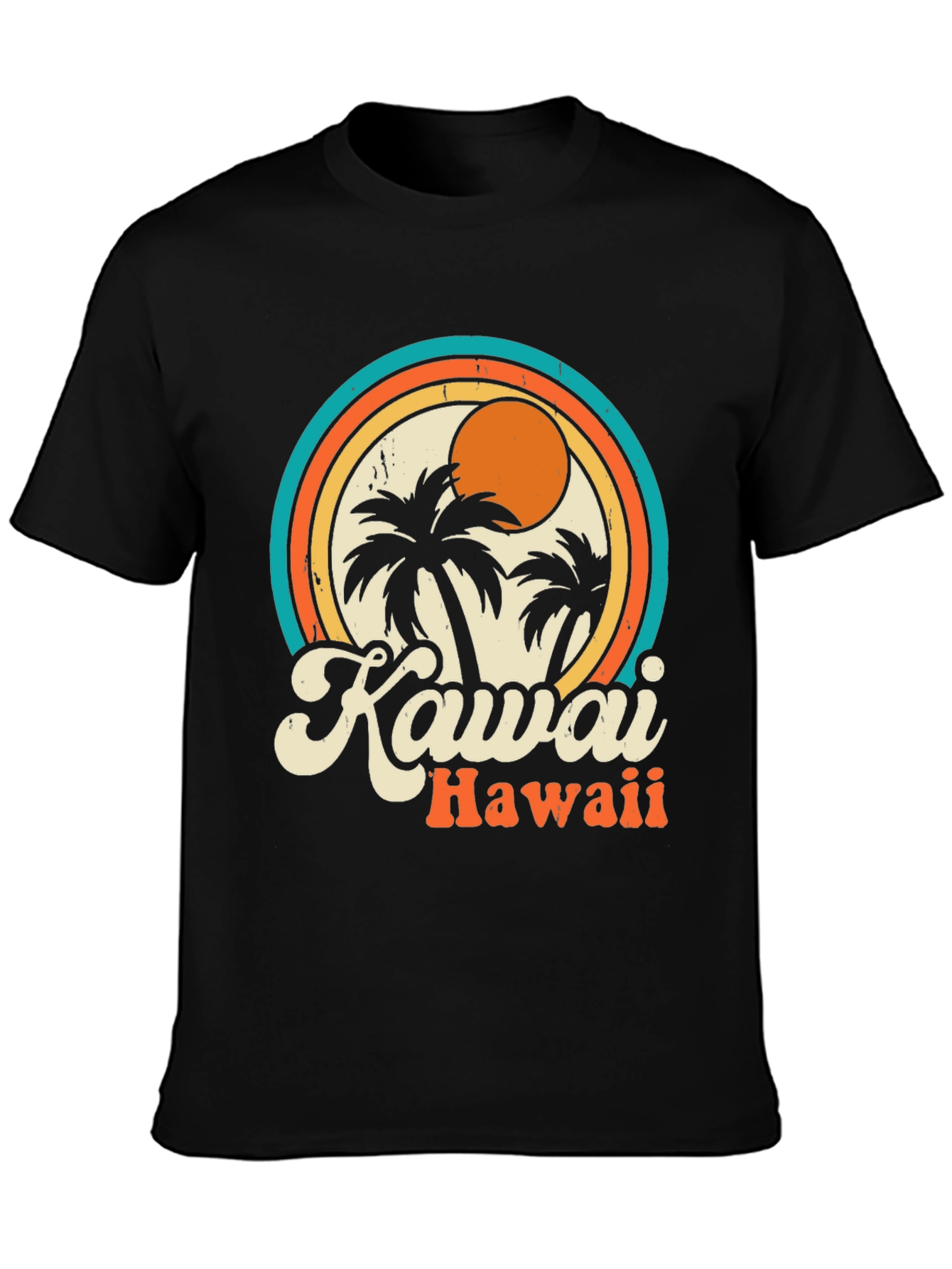 Kauai Hawaii Retro Graphic T-Shirt