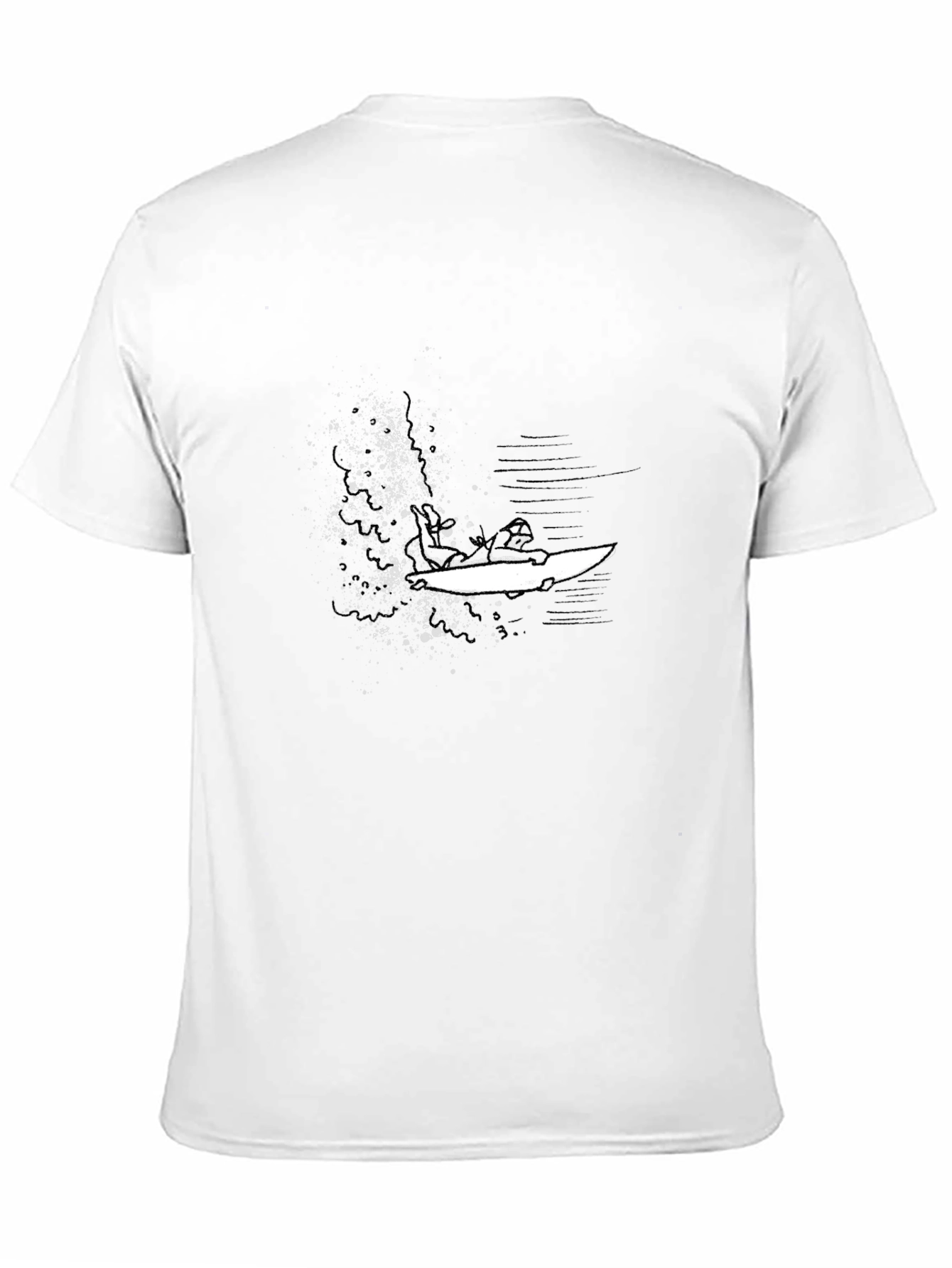 Surfer Graphic Black T-Shirt - Casual Style