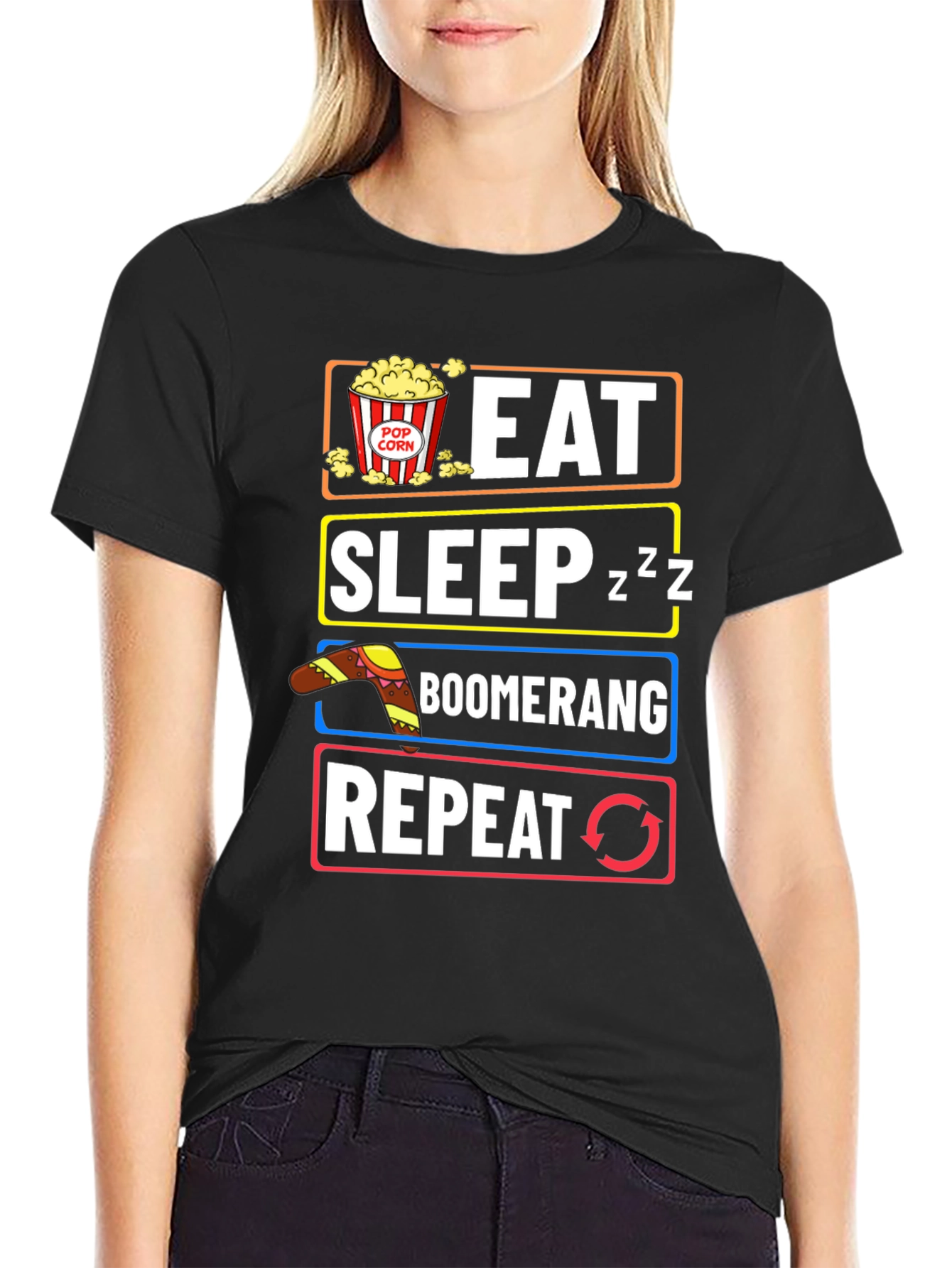 Eat Sleep Boomerang Repeat T-Shirt