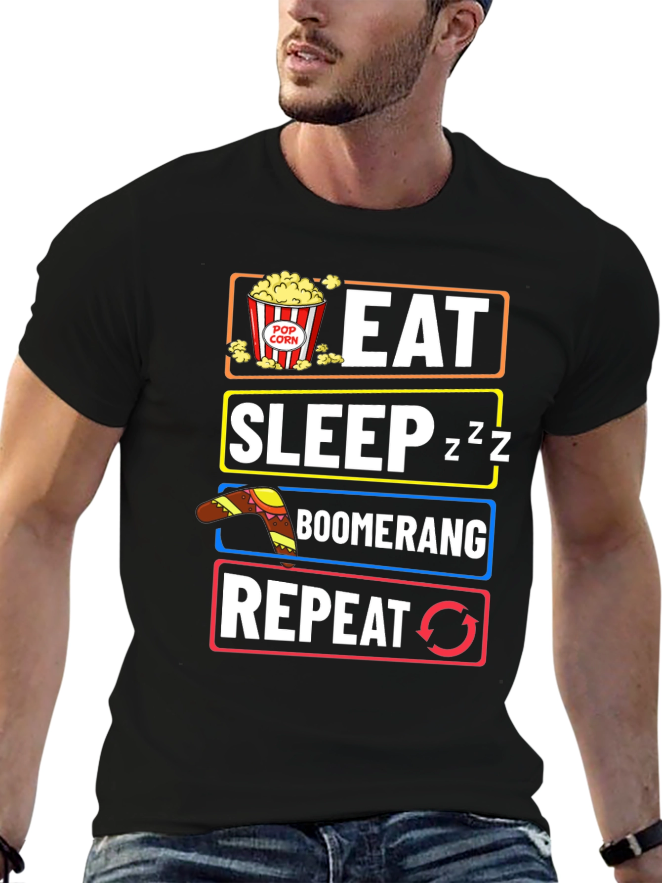 Eat Sleep Boomerang Repeat T-Shirt