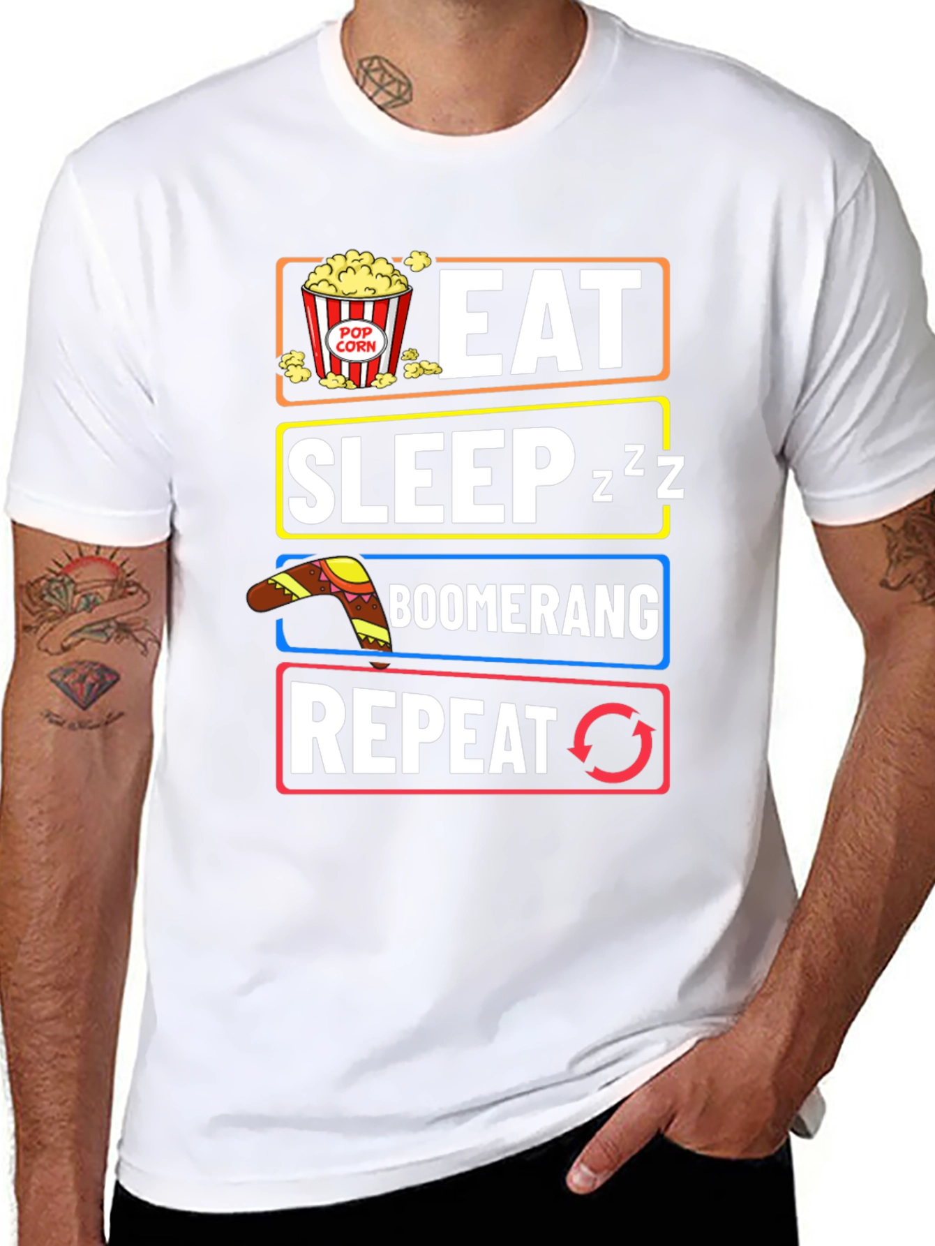Eat Sleep Boomerang Repeat T-Shirt