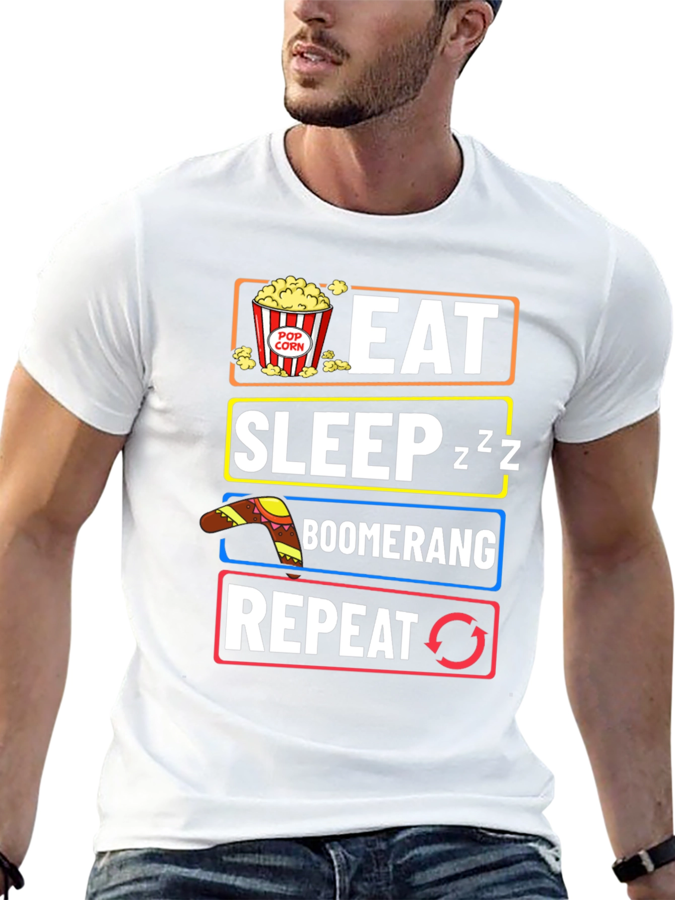 Eat Sleep Boomerang Repeat T-Shirt
