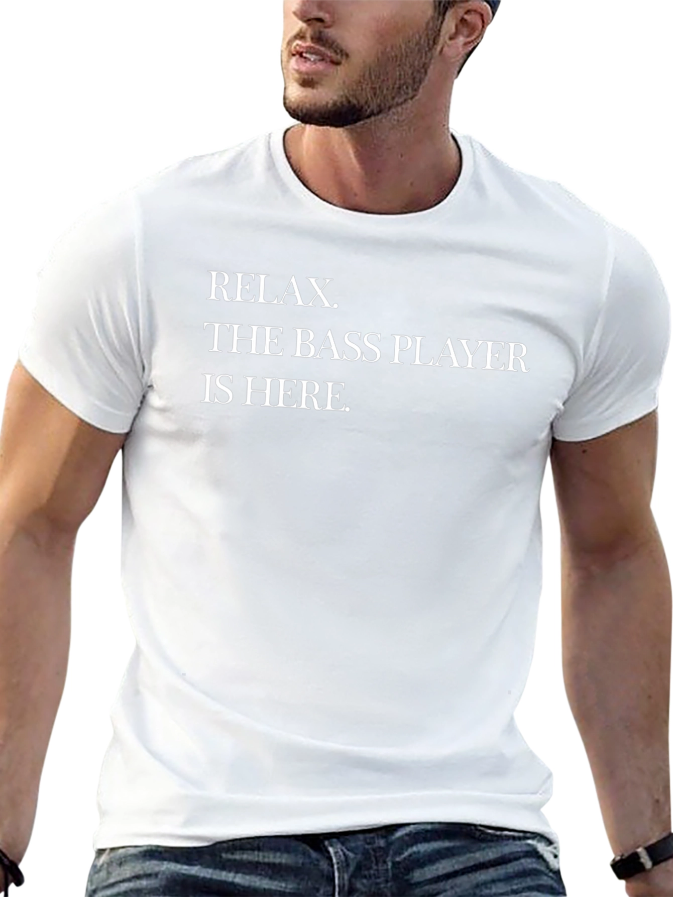 Relax Bass Player T-Shirt - Musician Tee