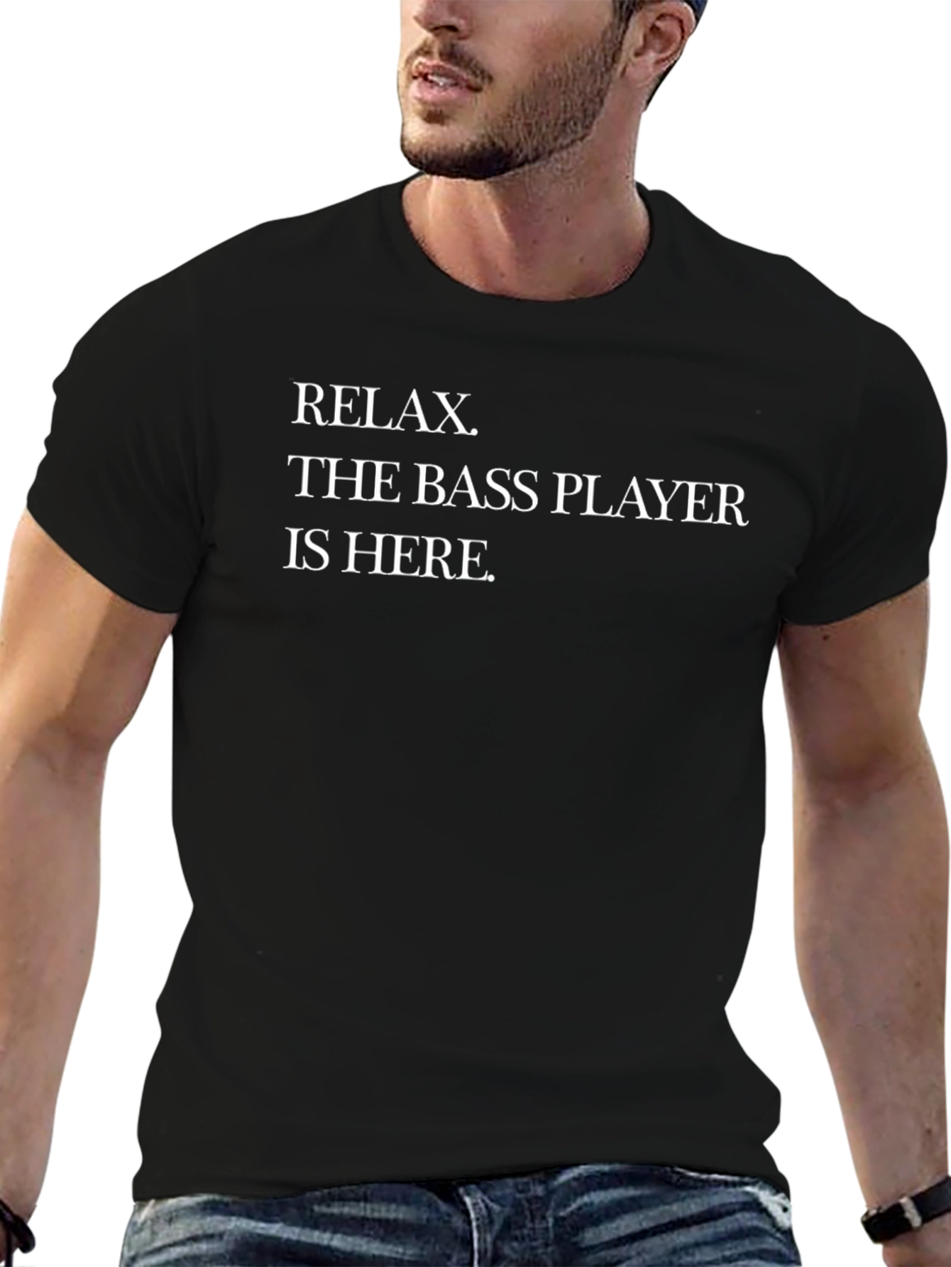 Relax Bass Player T-Shirt - Musician Tee