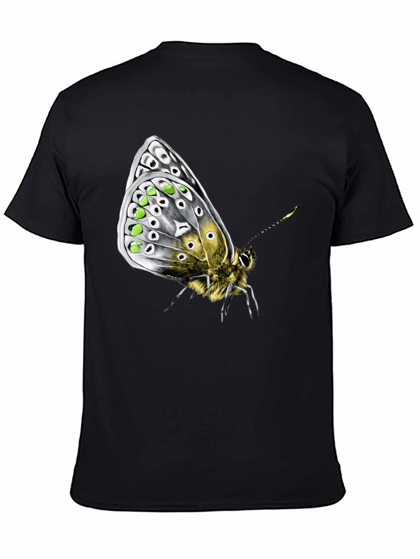 Butterfly Graphic Tee - Unique Insect Design