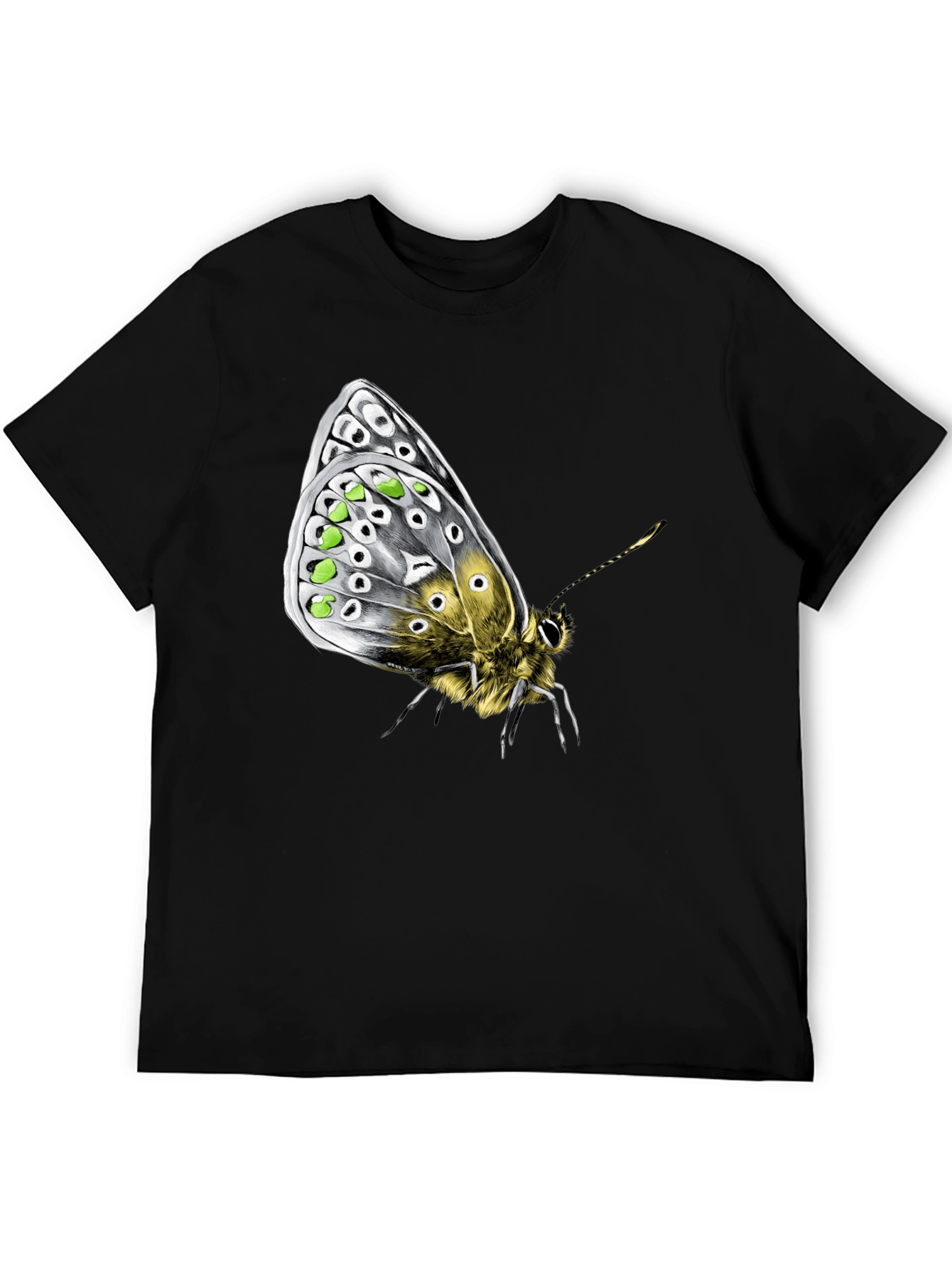 Butterfly Graphic Tee - Unique Insect Design