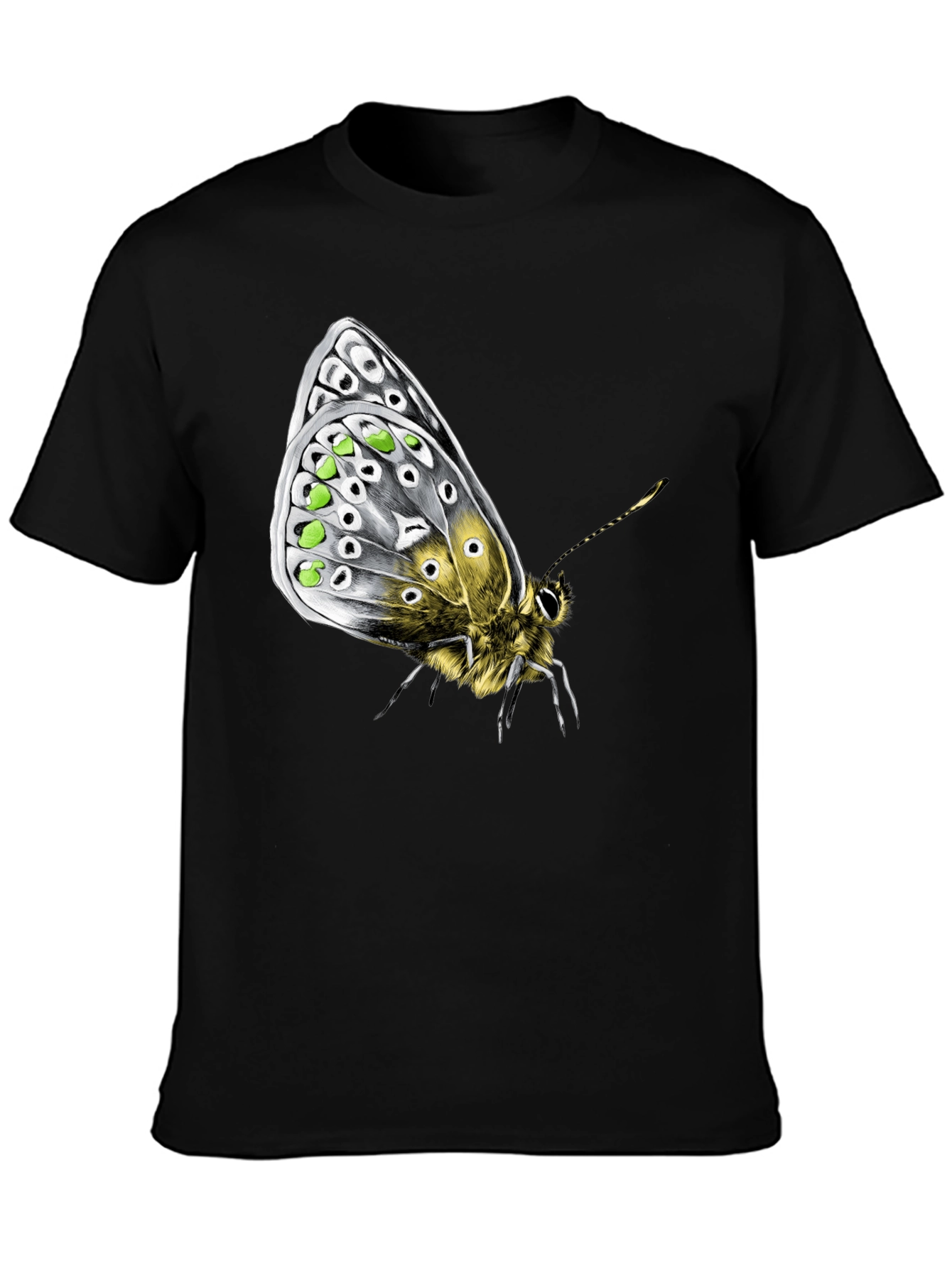 Butterfly Graphic Tee - Unique Insect Design