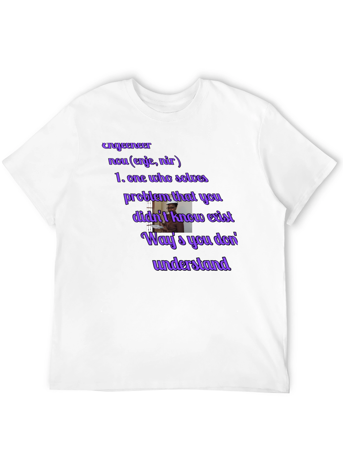 Engineer Definition Black T-Shirt