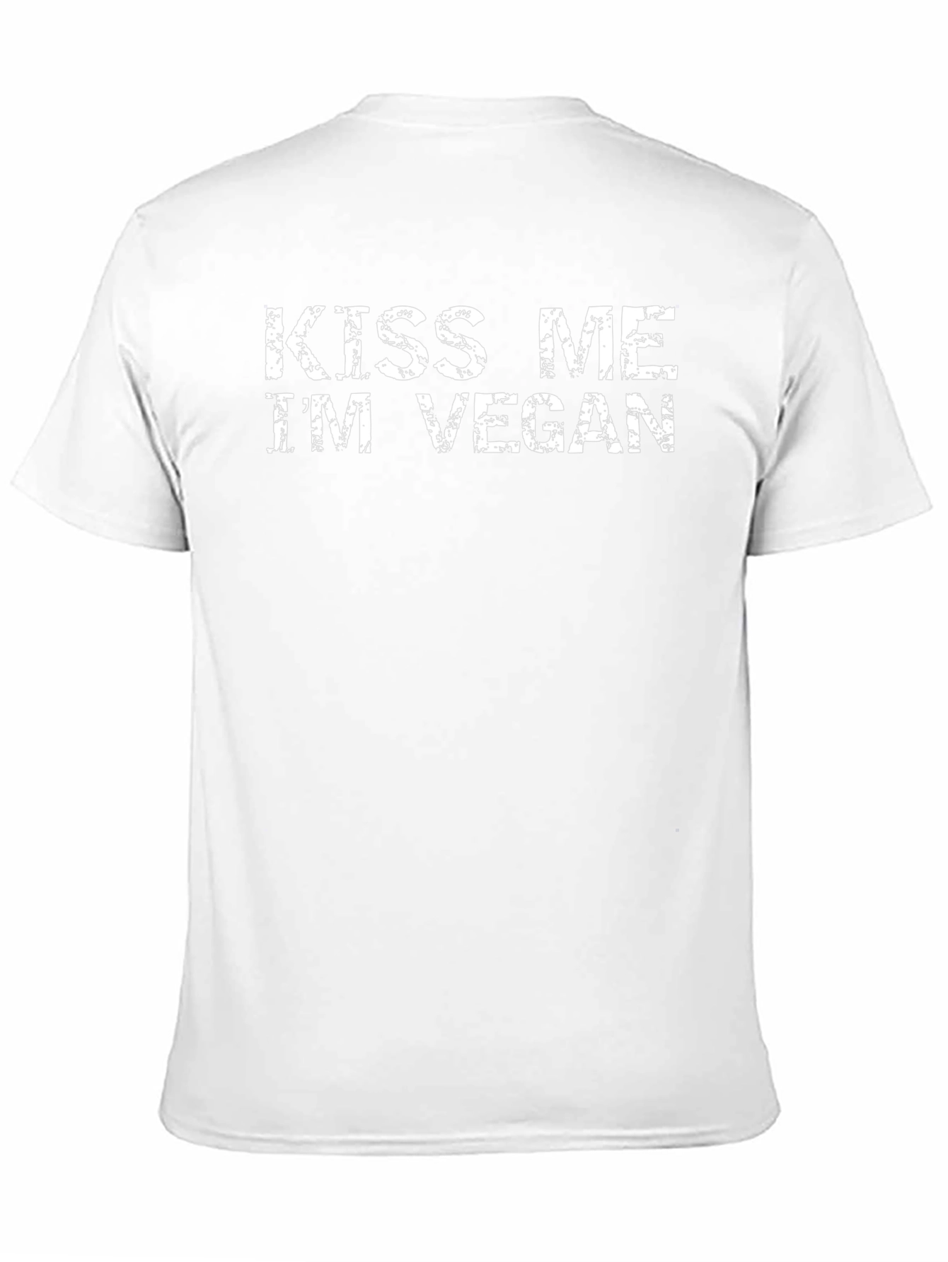 Kiss Me Im Vegan Black Graphic Tee