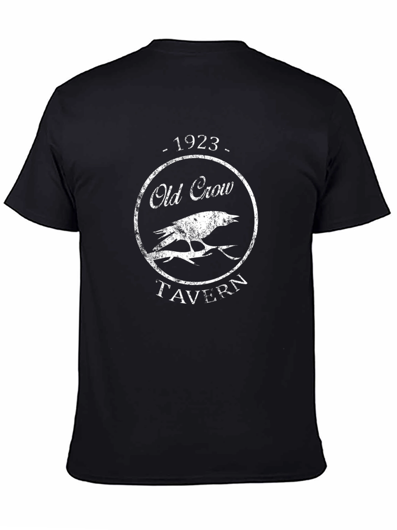 Old Crow Tavern 1923 Black T-Shirt
