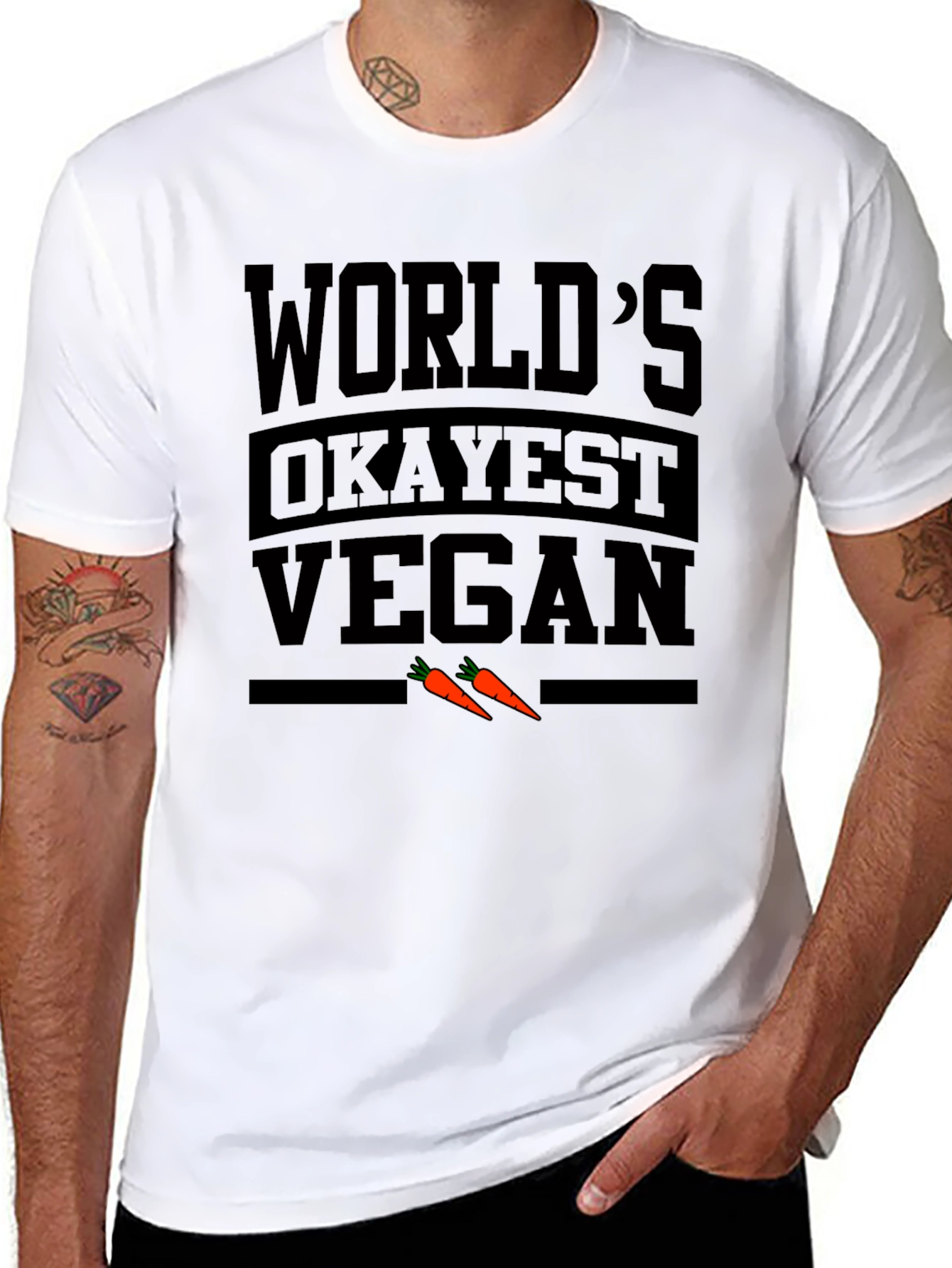 Worlds Okayest Vegan T-Shirt