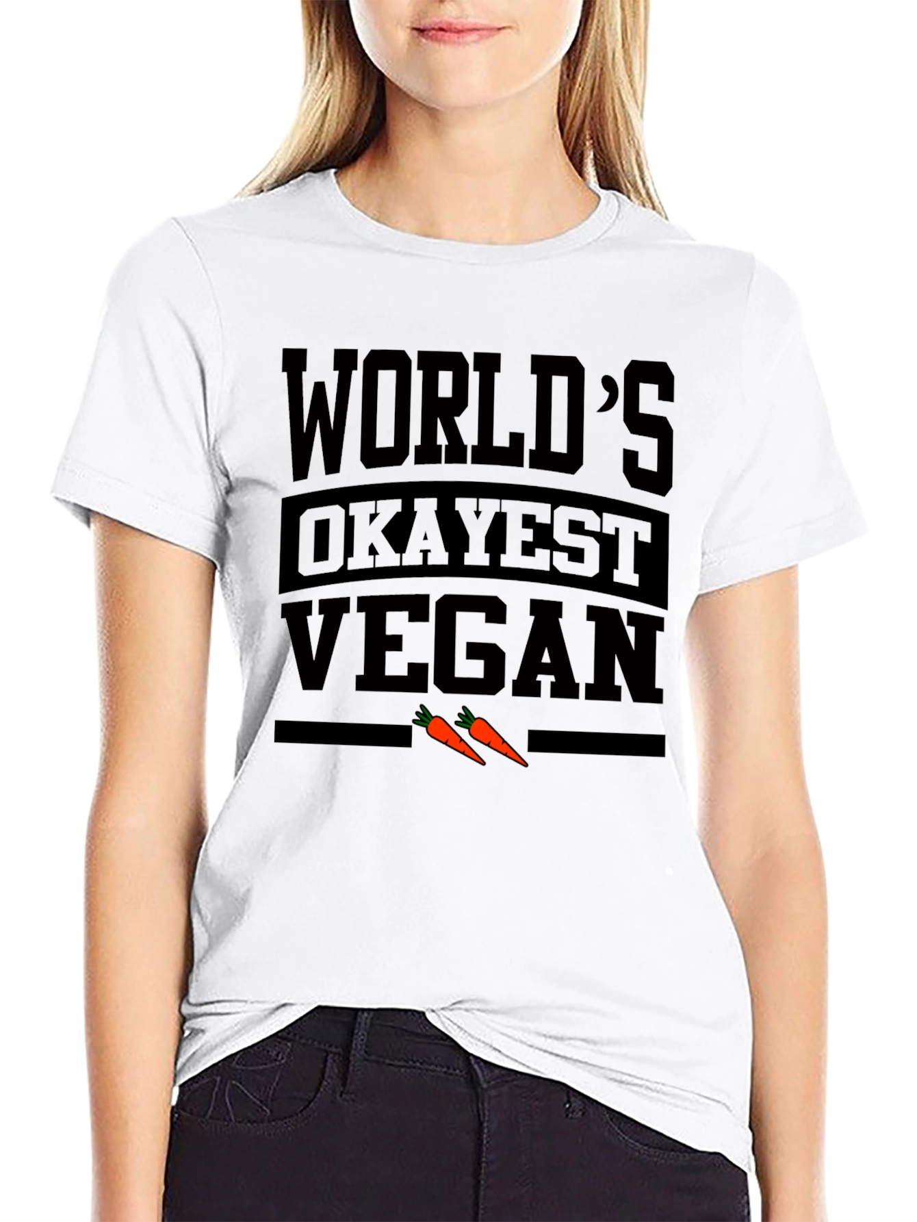 Worlds Okayest Vegan T-Shirt