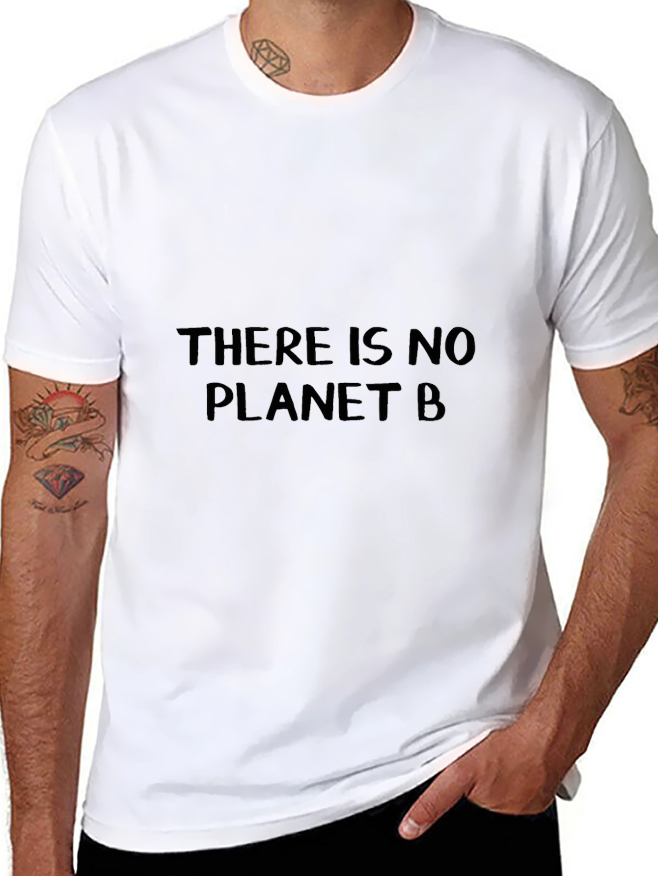 Eco-Friendly There Is No Planet B Black T-Shirt