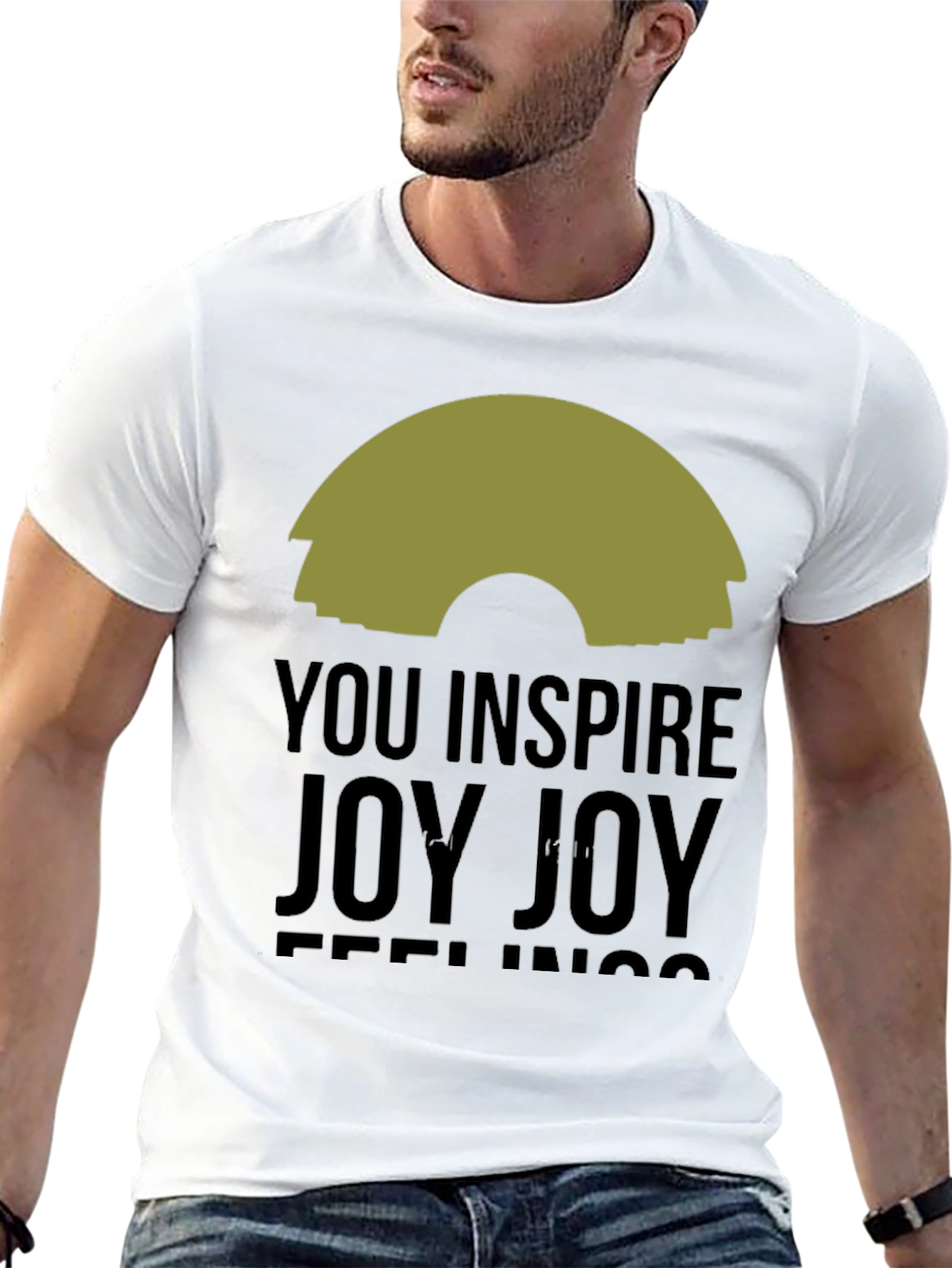 Inspire Joy Black Graphic Tee