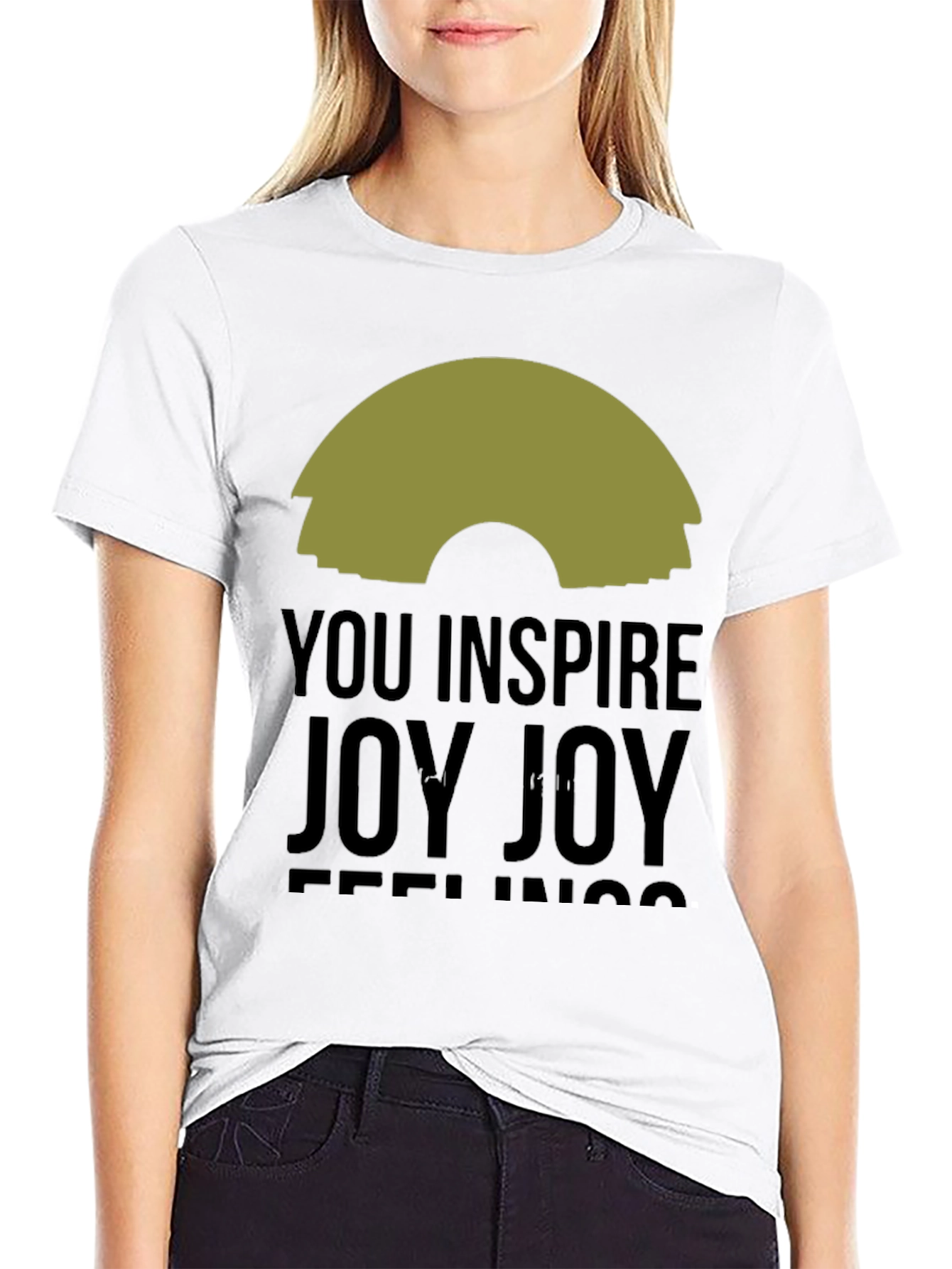 Inspire Joy Black Graphic Tee