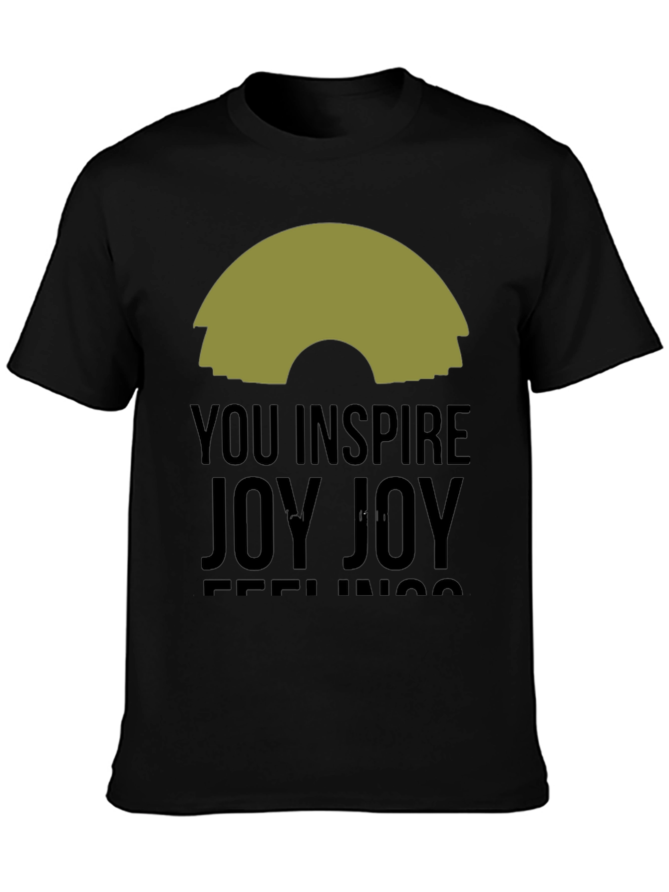 Inspire Joy Black Graphic Tee