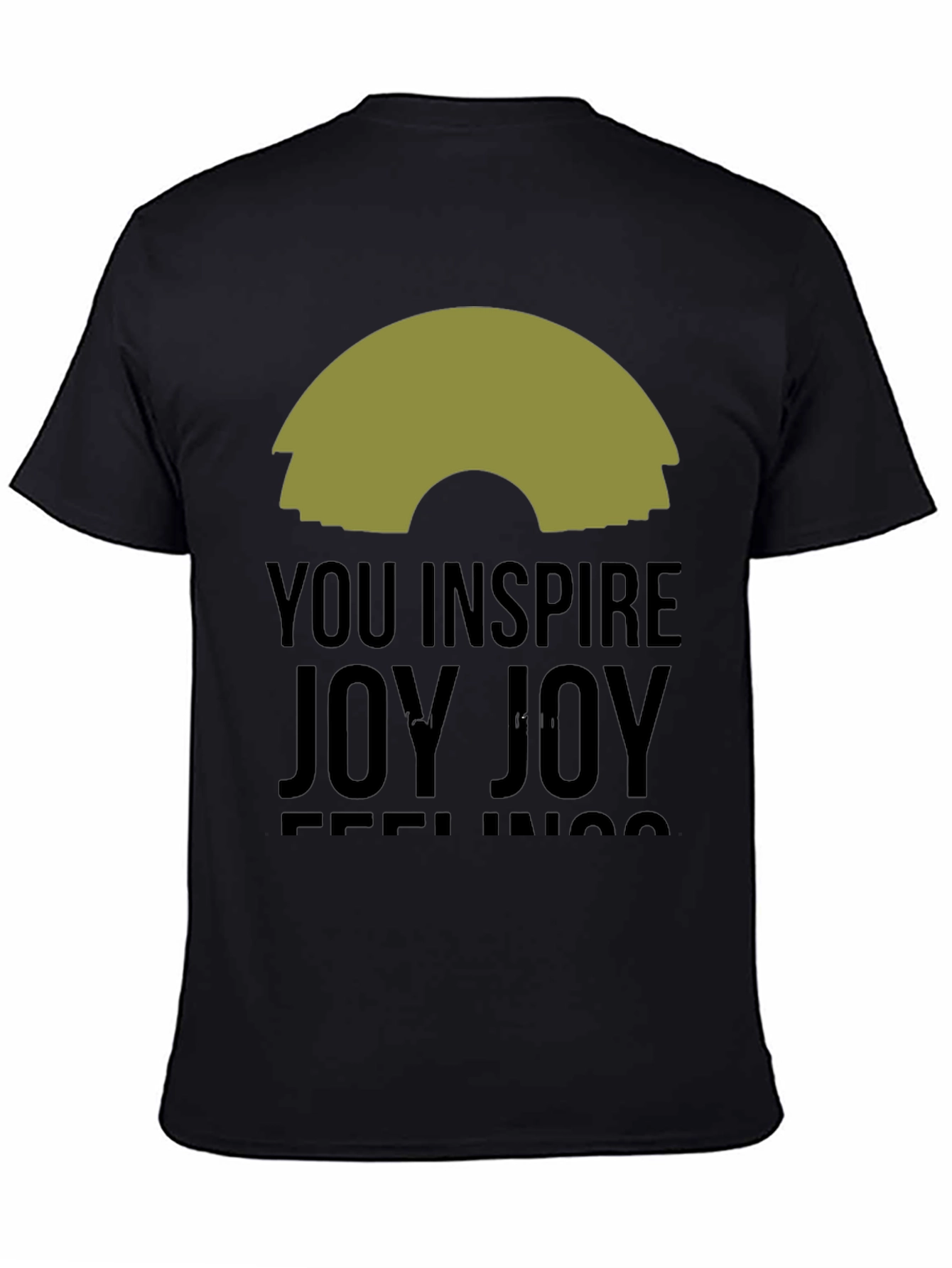 Inspire Joy Black Graphic Tee