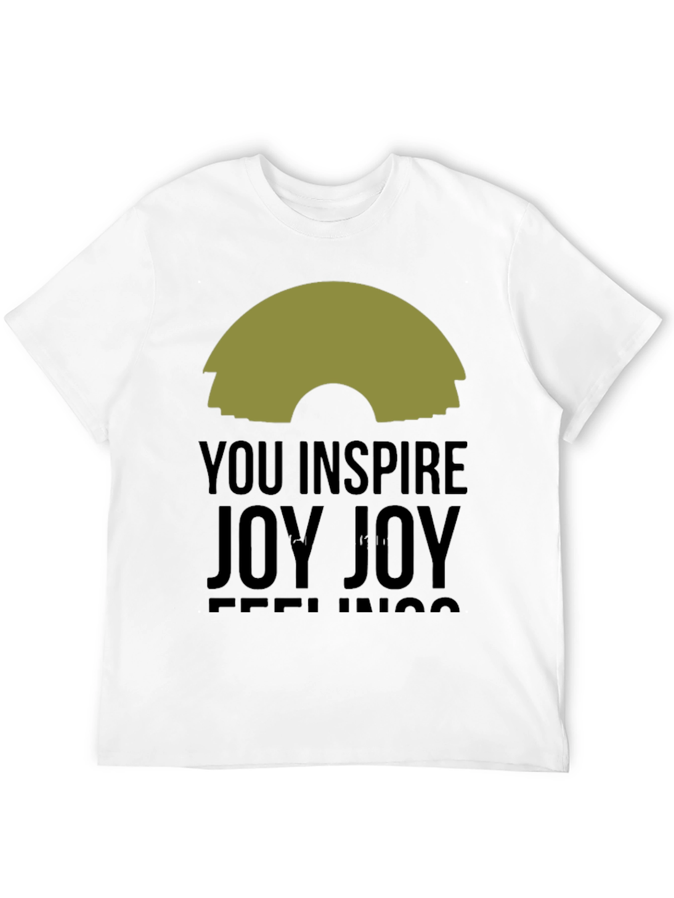 Inspire Joy Black Graphic Tee