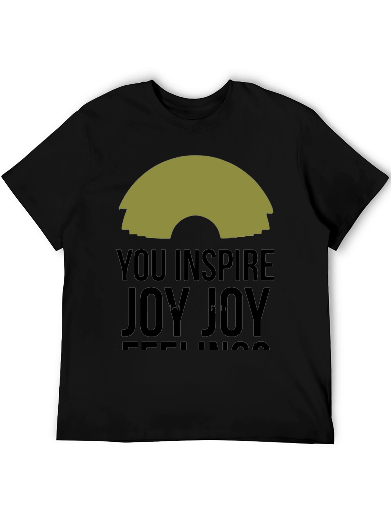 Inspire Joy Black Graphic Tee