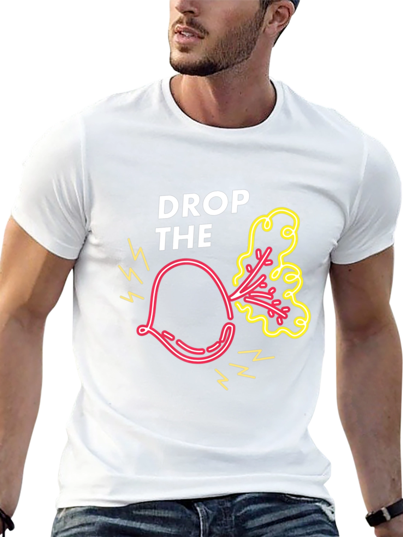 Drop the Beet T-Shirt - Neon Graphic Tee