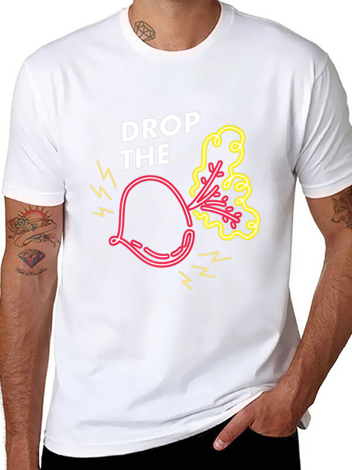 Drop the Beet T-Shirt - Neon Graphic Tee