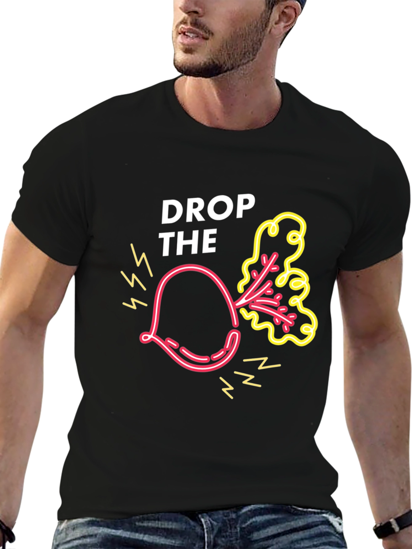 Drop the Beet T-Shirt - Neon Graphic Tee