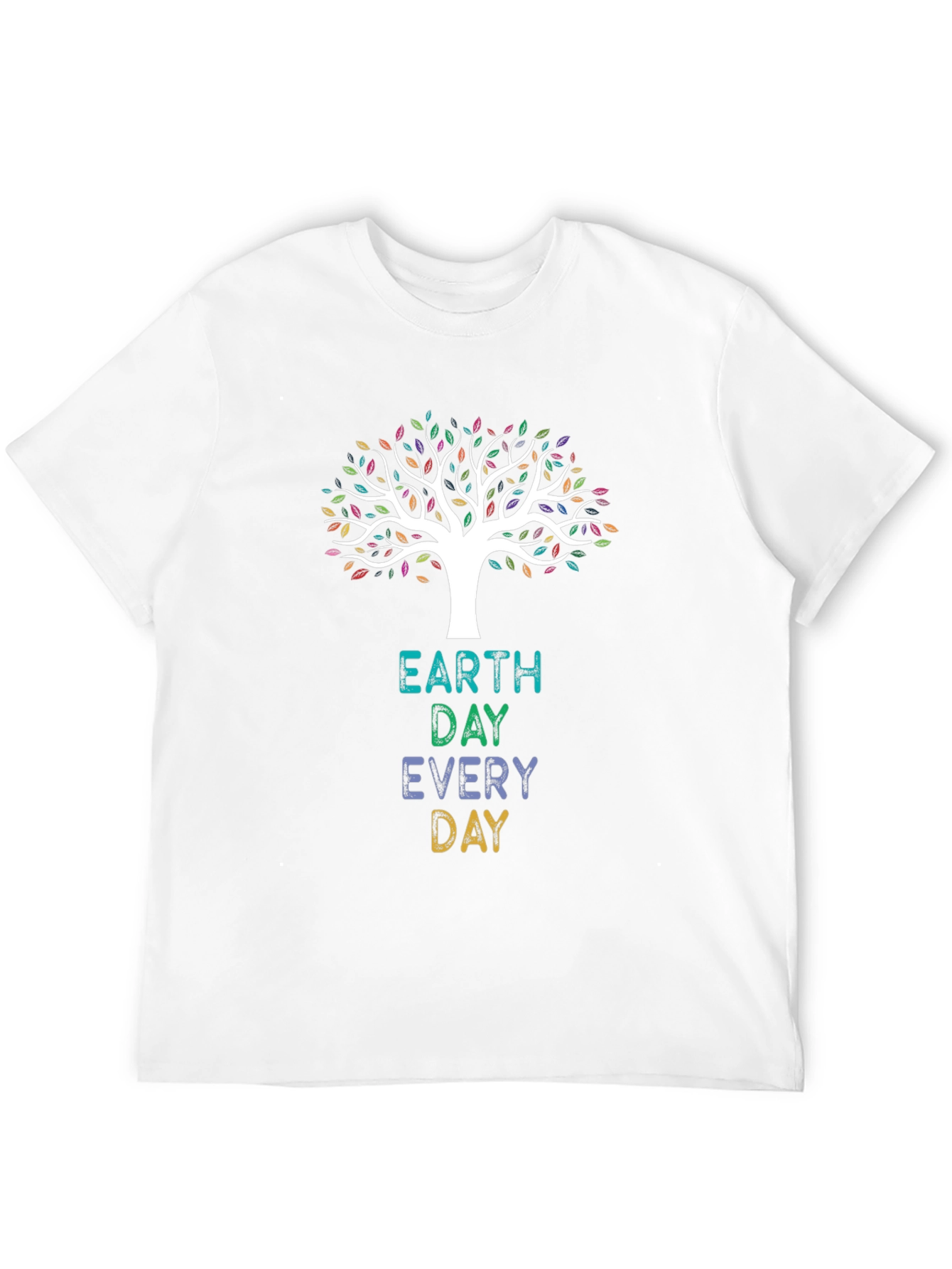 Earth Day Every Day Graphic Tee - Black