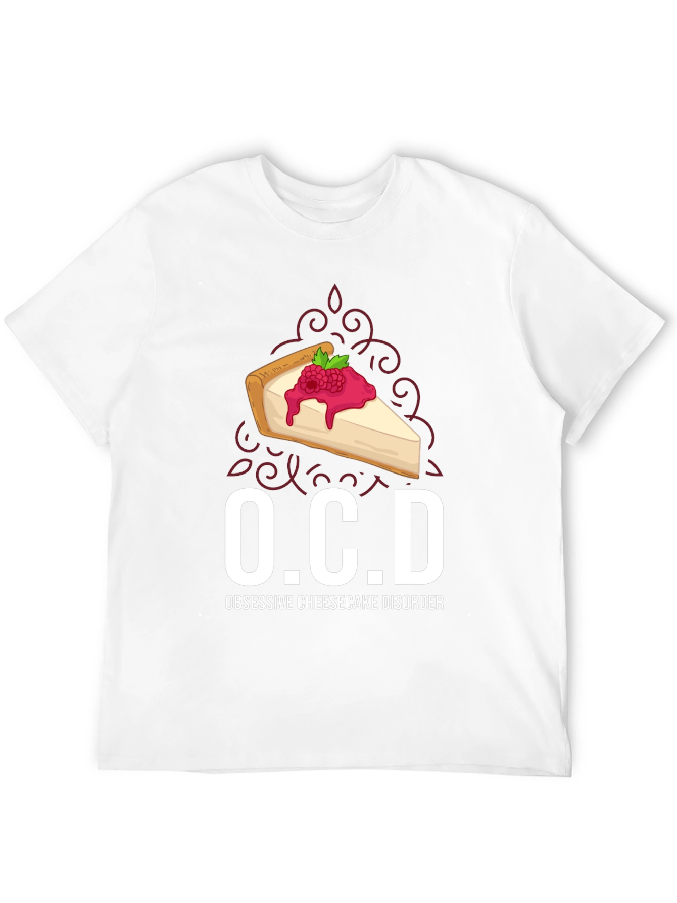 OCD Obsessive Cheesecake Disorder Graphic Tee