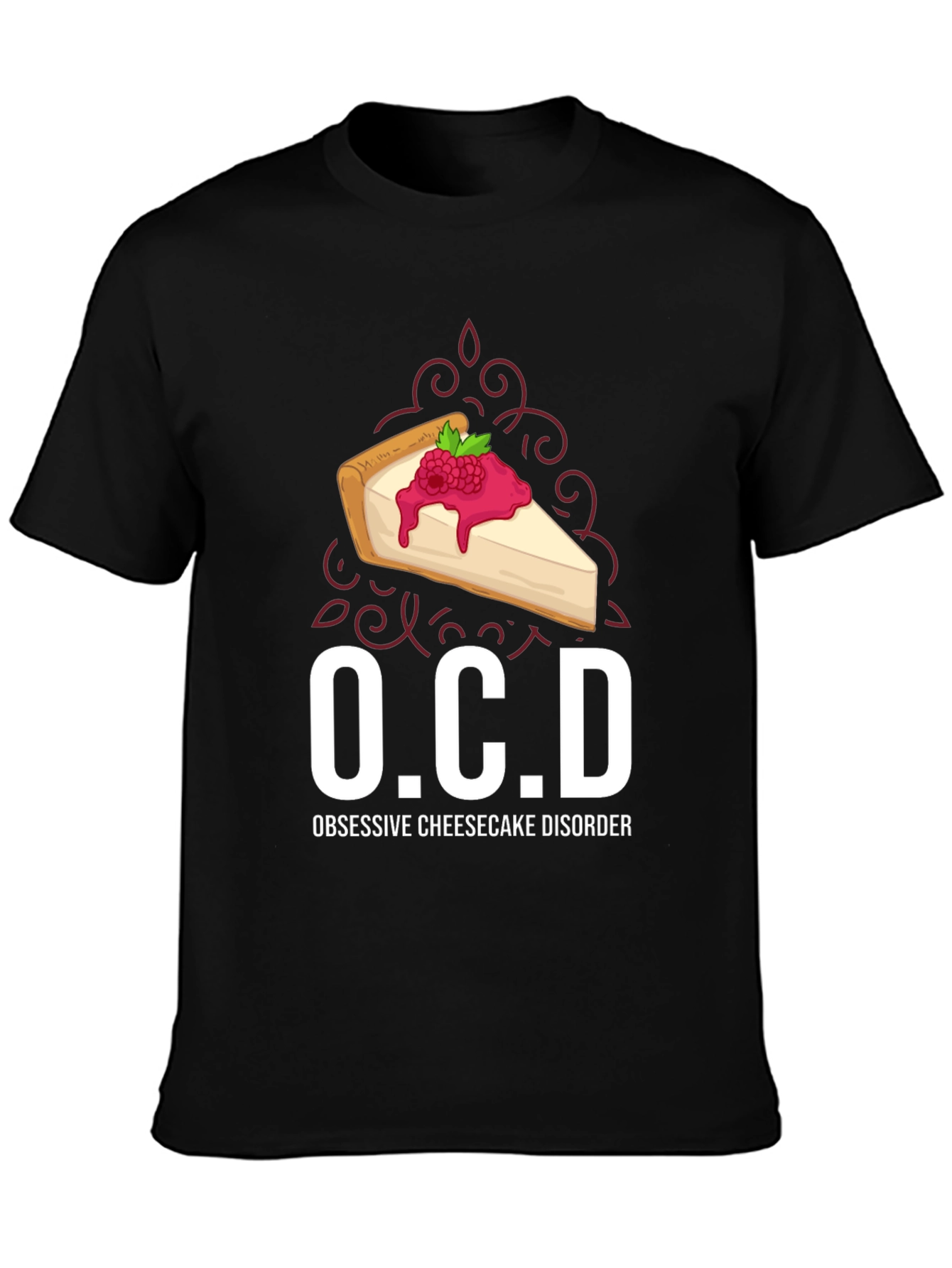 OCD Obsessive Cheesecake Disorder Graphic Tee