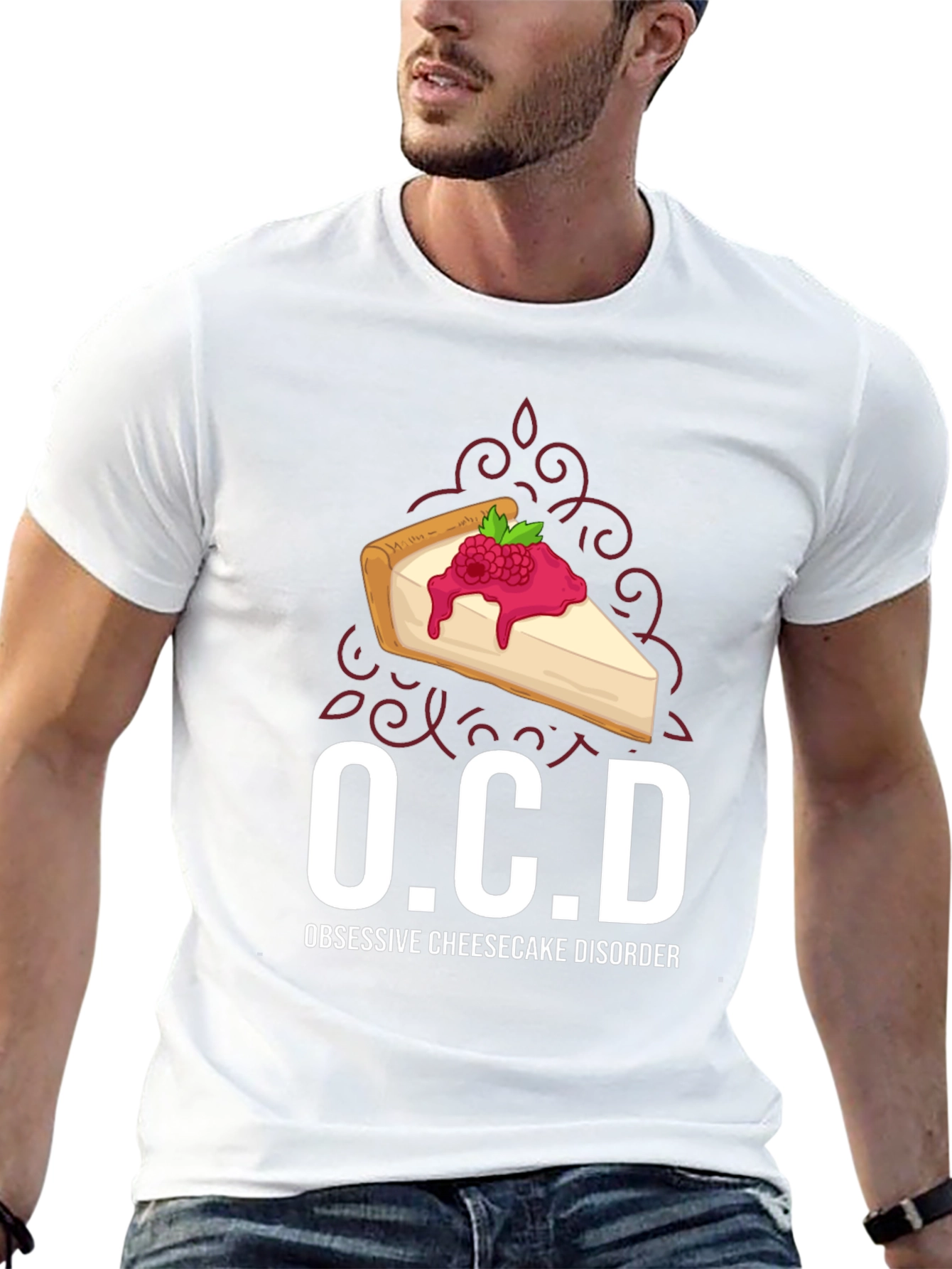 OCD Obsessive Cheesecake Disorder Graphic Tee