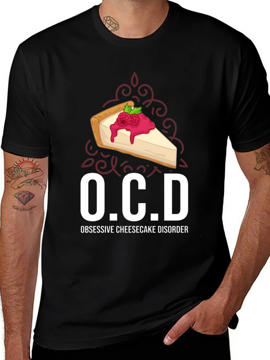 OCD Obsessive Cheesecake Disorder Graphic Tee