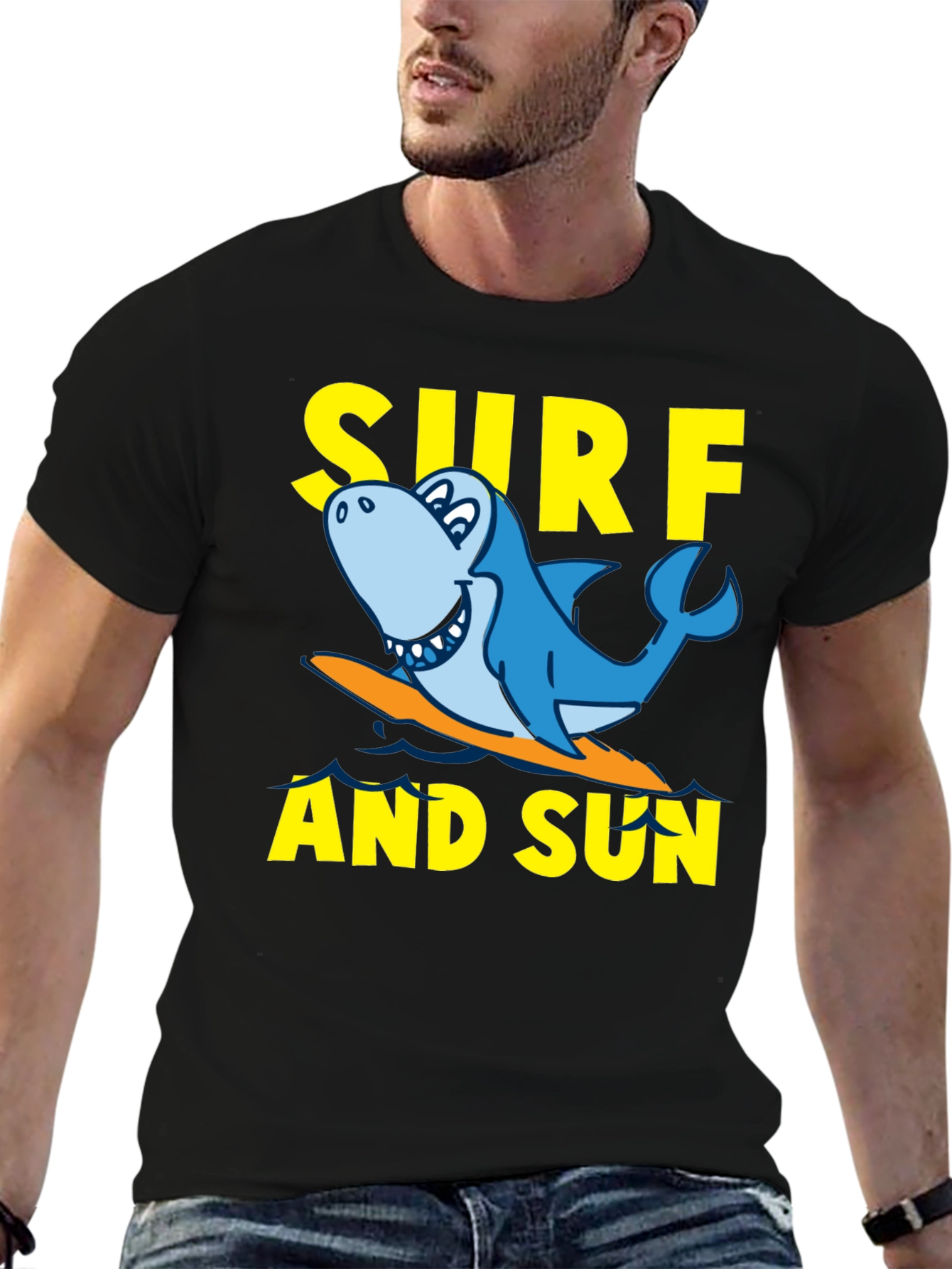Surf and Sun Shark Graphic T-Shirt