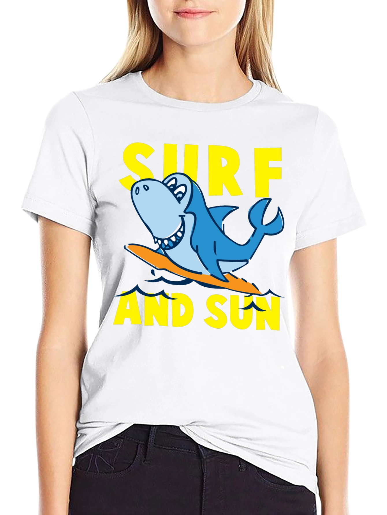 Surf and Sun Shark Graphic T-Shirt