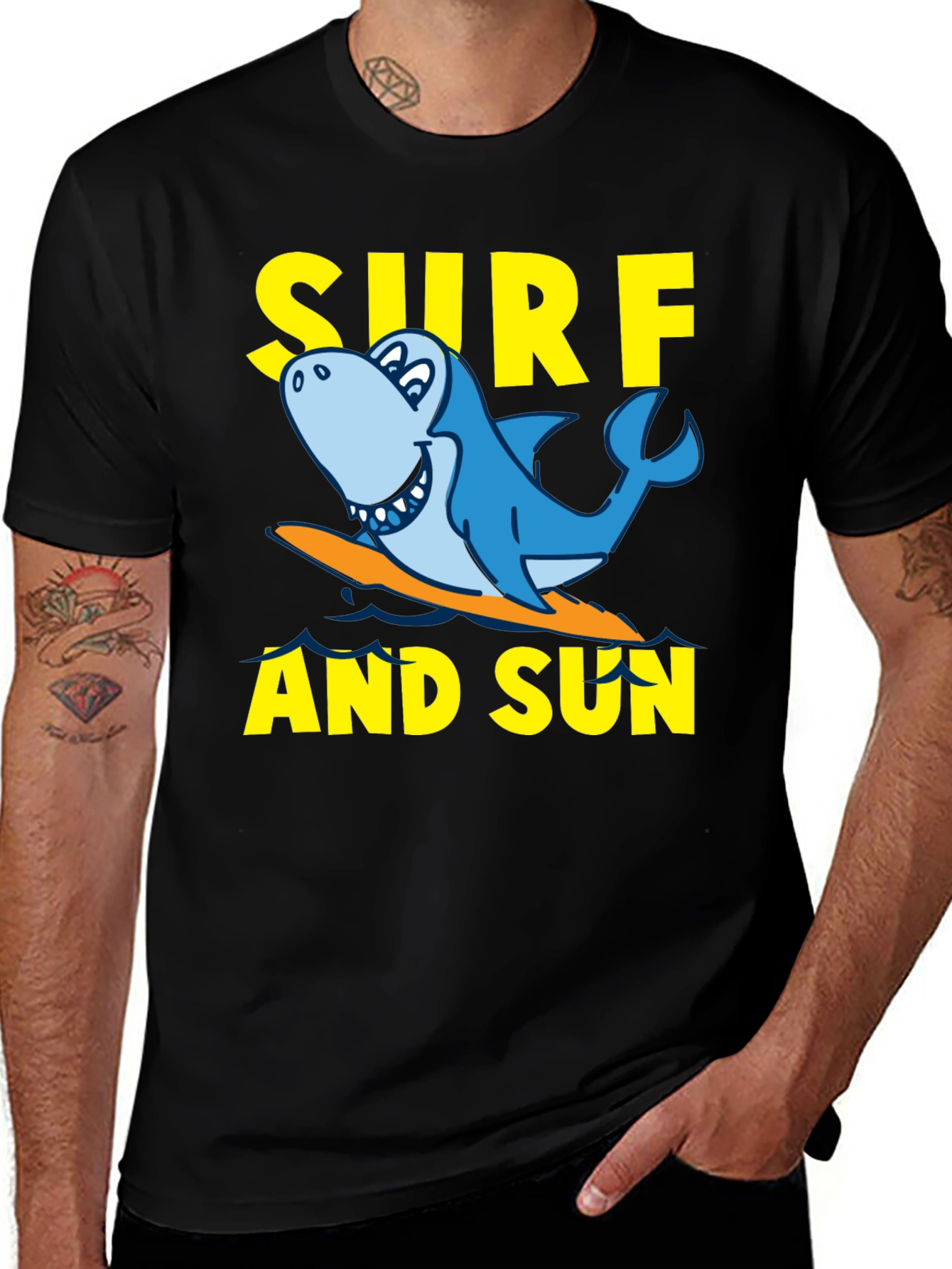 Surf and Sun Shark Graphic T-Shirt
